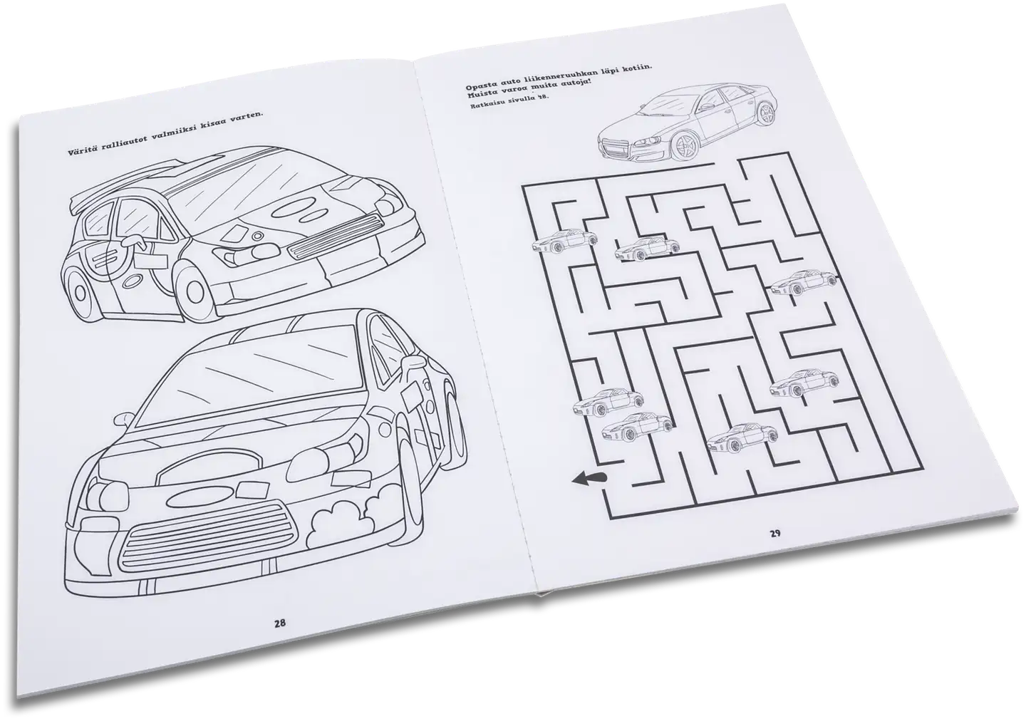 Korpela, Järeät autot ja työkoneet - Puuhakirja - 2