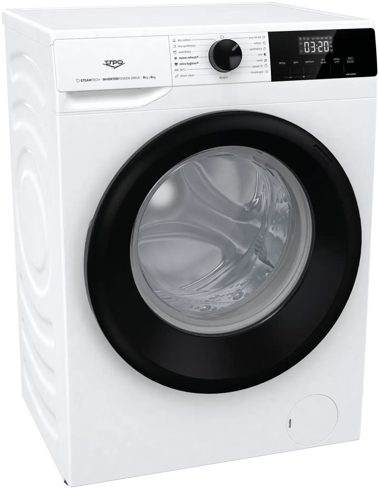 UPO kuivaava pyykinpesukone KP2U9614ADS 9/6kg valkoinen - 1