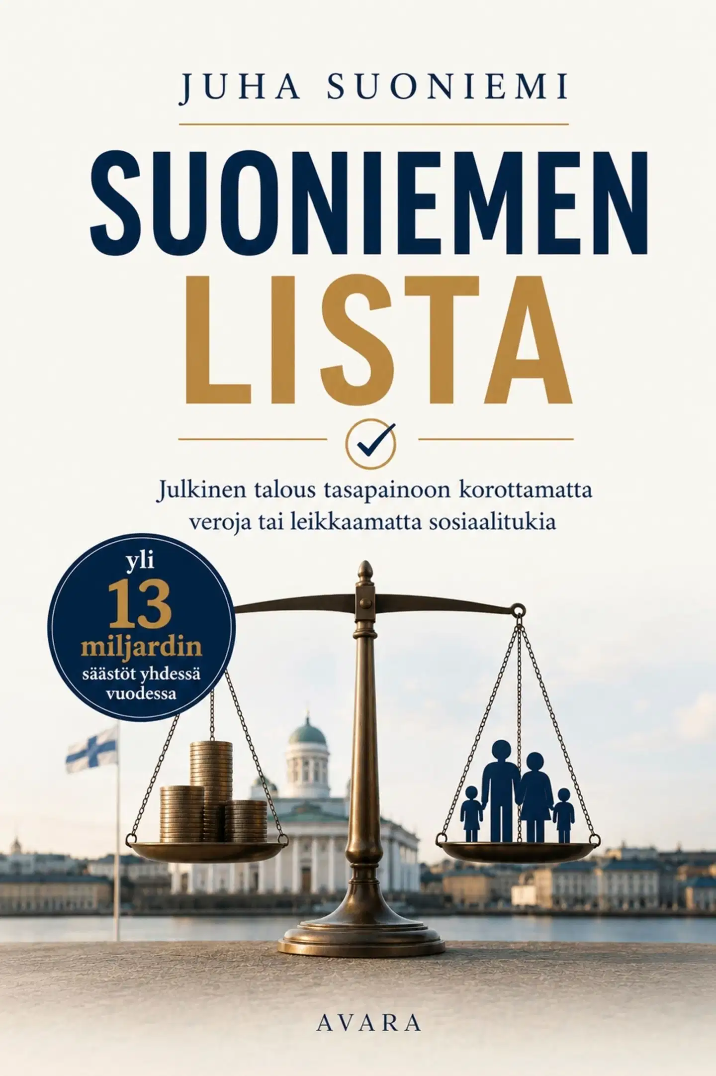 Suoniemi, Suoniemen lista - Julkinen talous tasapainoon korottamatta veroja tai leikkaamatta sosiaalitukia