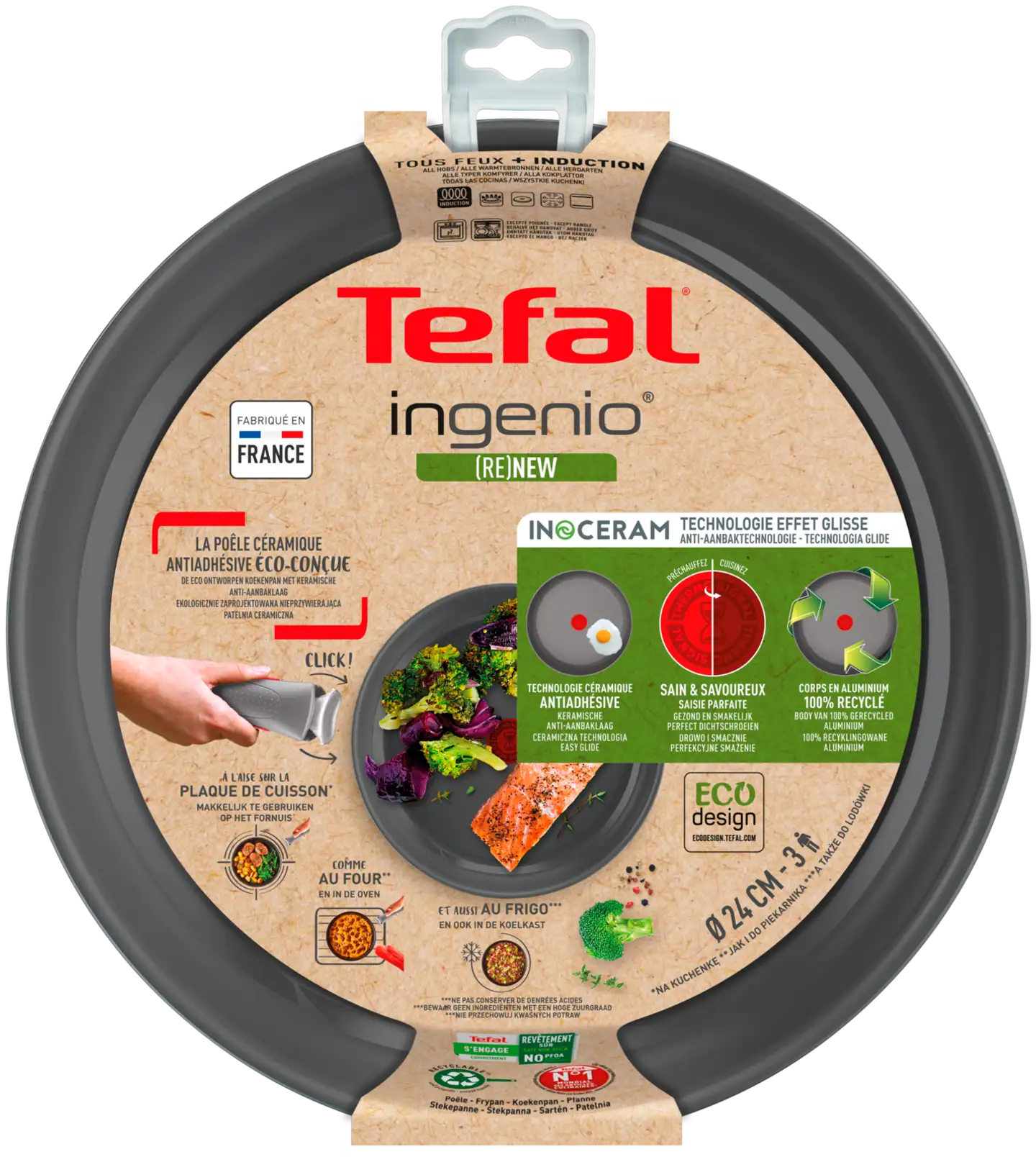 Tefal Ingenio Renew paistinpannu 24 cm L2600402 - 2