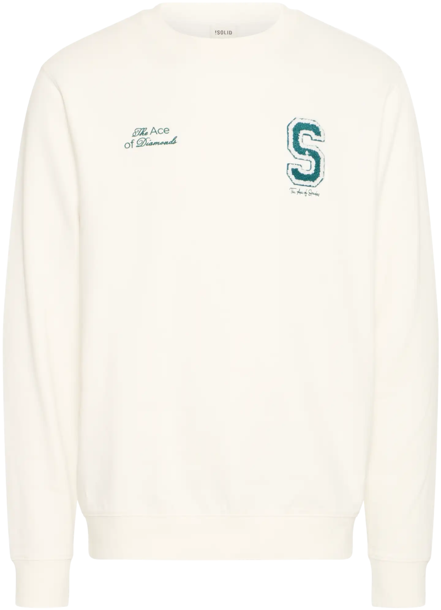 Solid miesten collegepusero SDRidley - Off white - 1