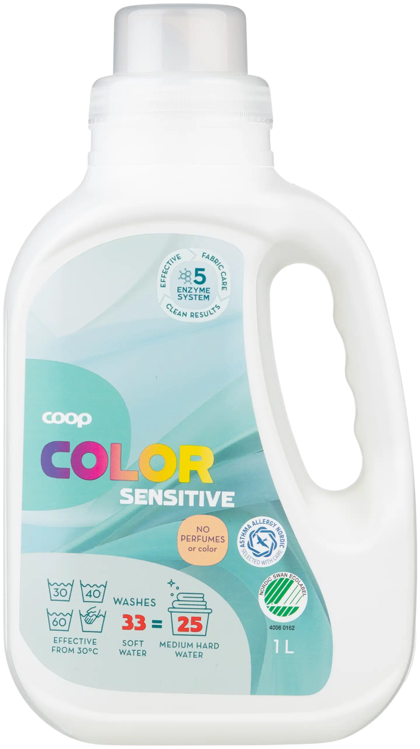 Coop Color Sensitive kirjopyykin pesuneste 1 l