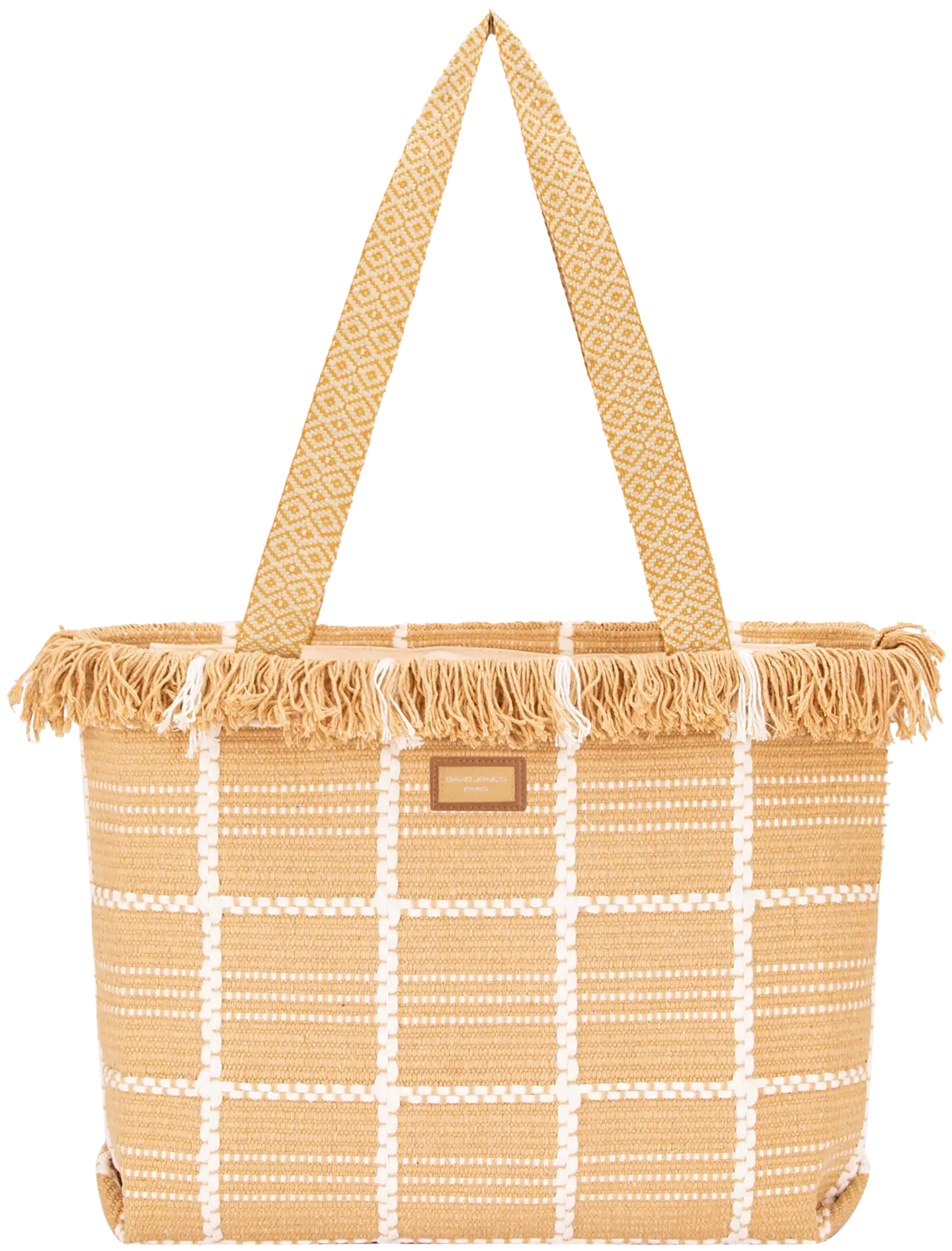 David Jones kangaslaukku hapsuilla CM7065 - BEIGE
