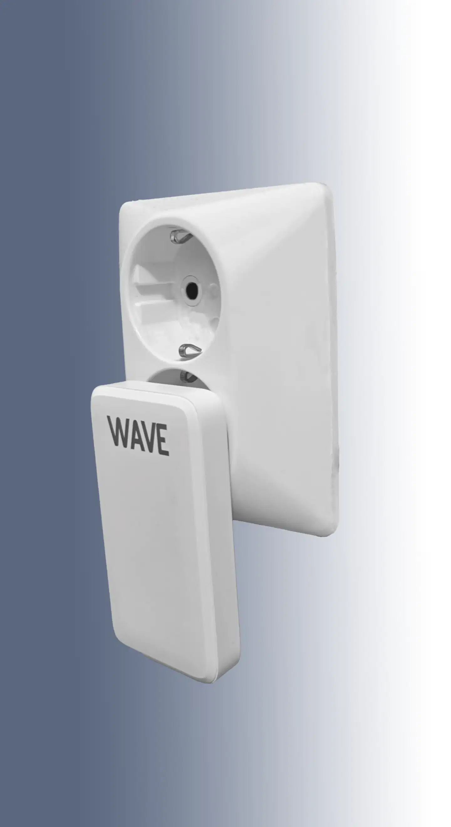 Wave 65W Pikalataava Slim GaN -verkkolaturi, 1 x USB Type-C + 1 x USB-A, Valkoinen - 3