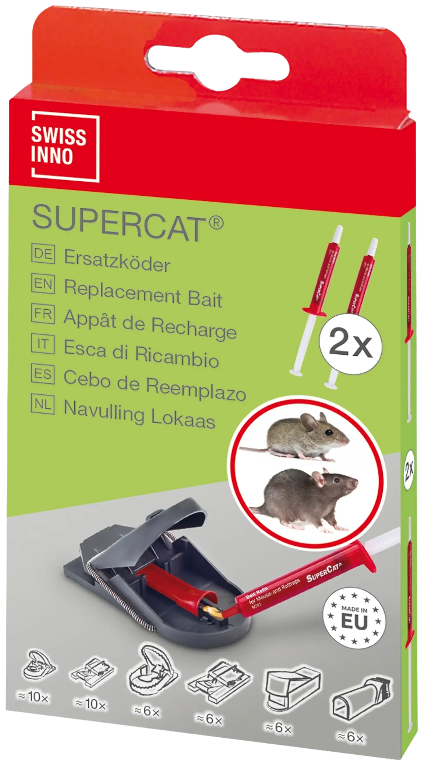 Swissinno SuperCat lisäsyöttiruisku 2x3g - 1