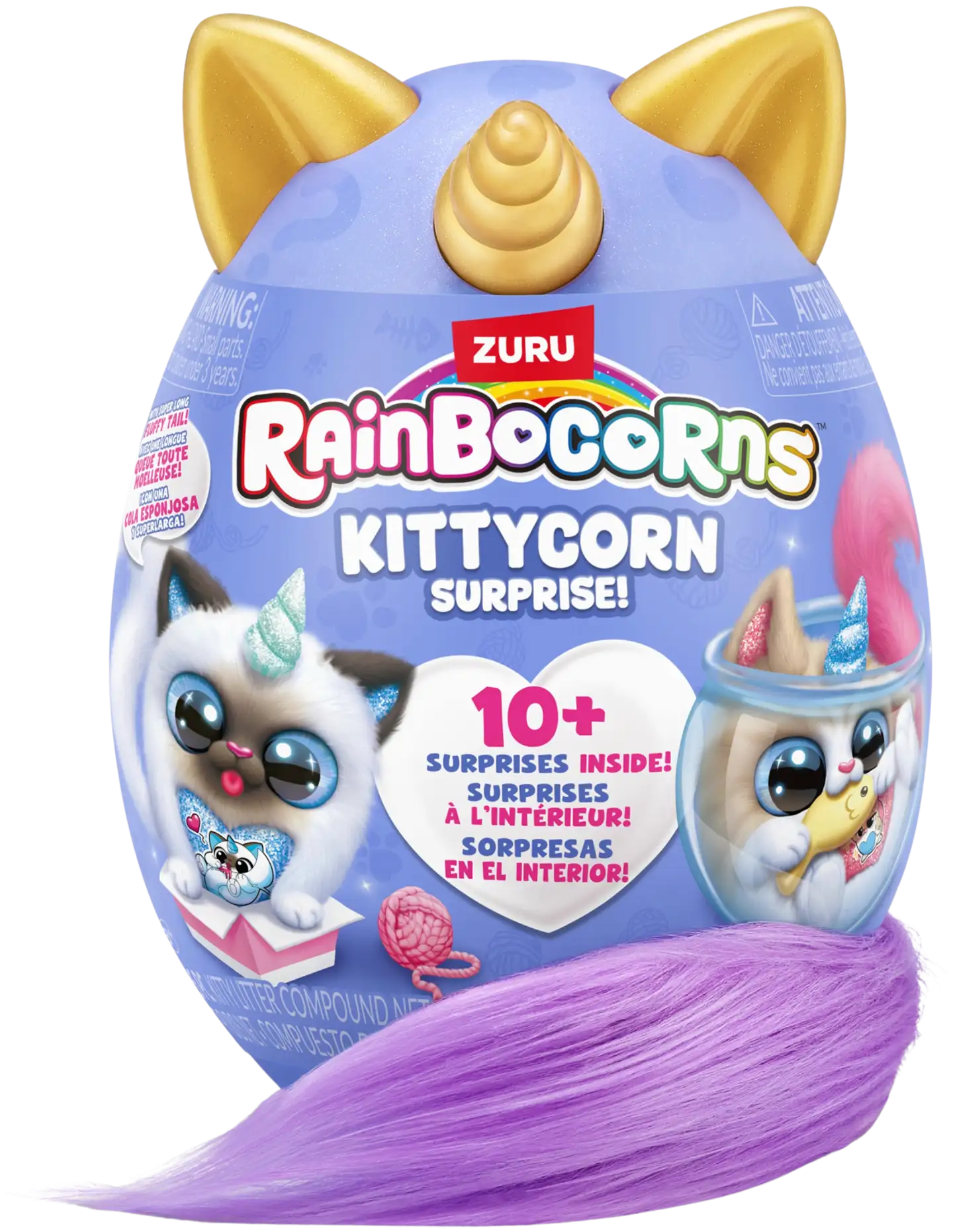 Rainbocorns pehmokissa Kittycorn Surprise, erilaisia - 3