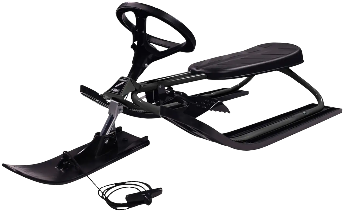 Stiga rattikelkka snowracer iconic harmaa - 2
