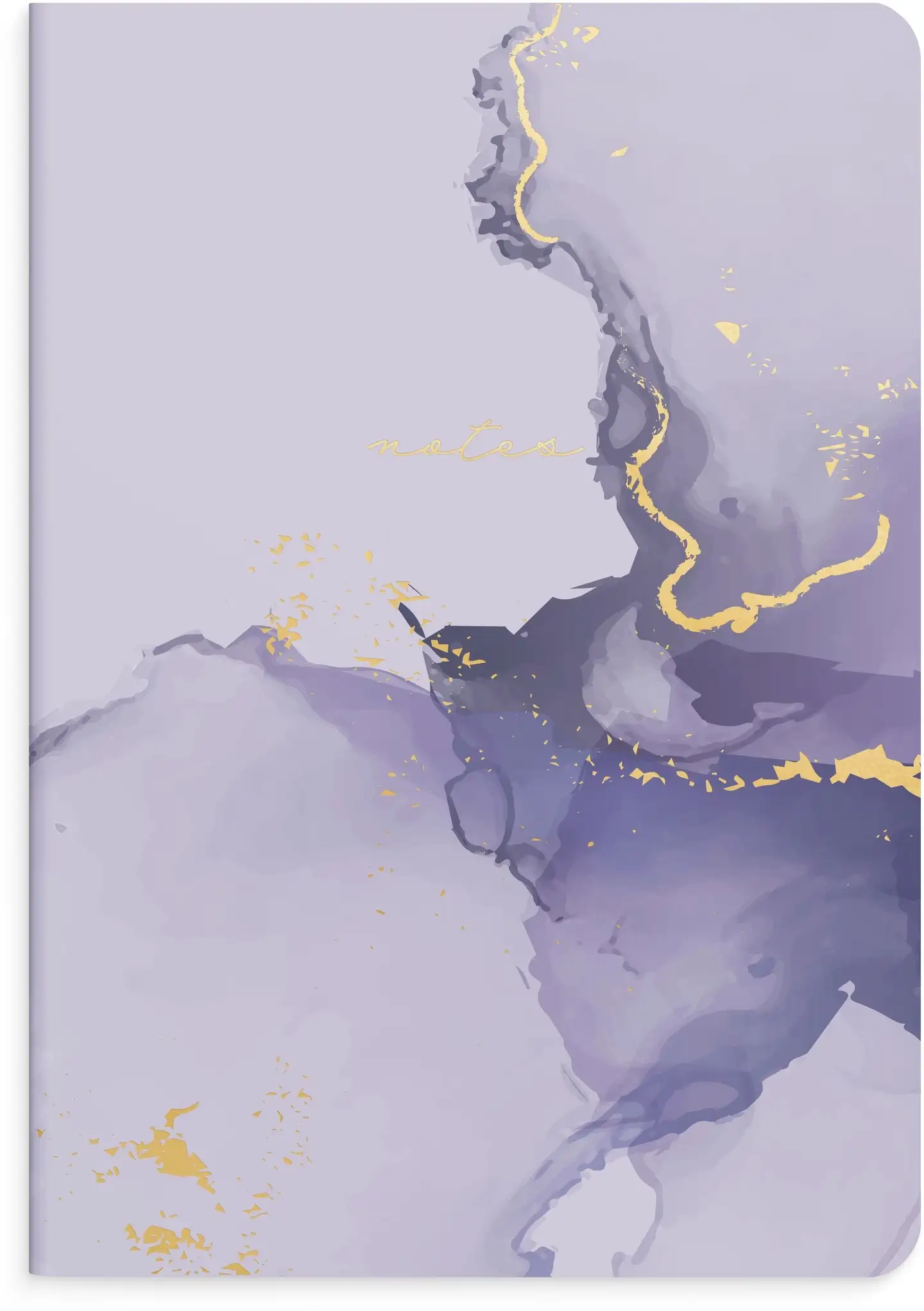 Notebook lilac & black 2 pack - 3