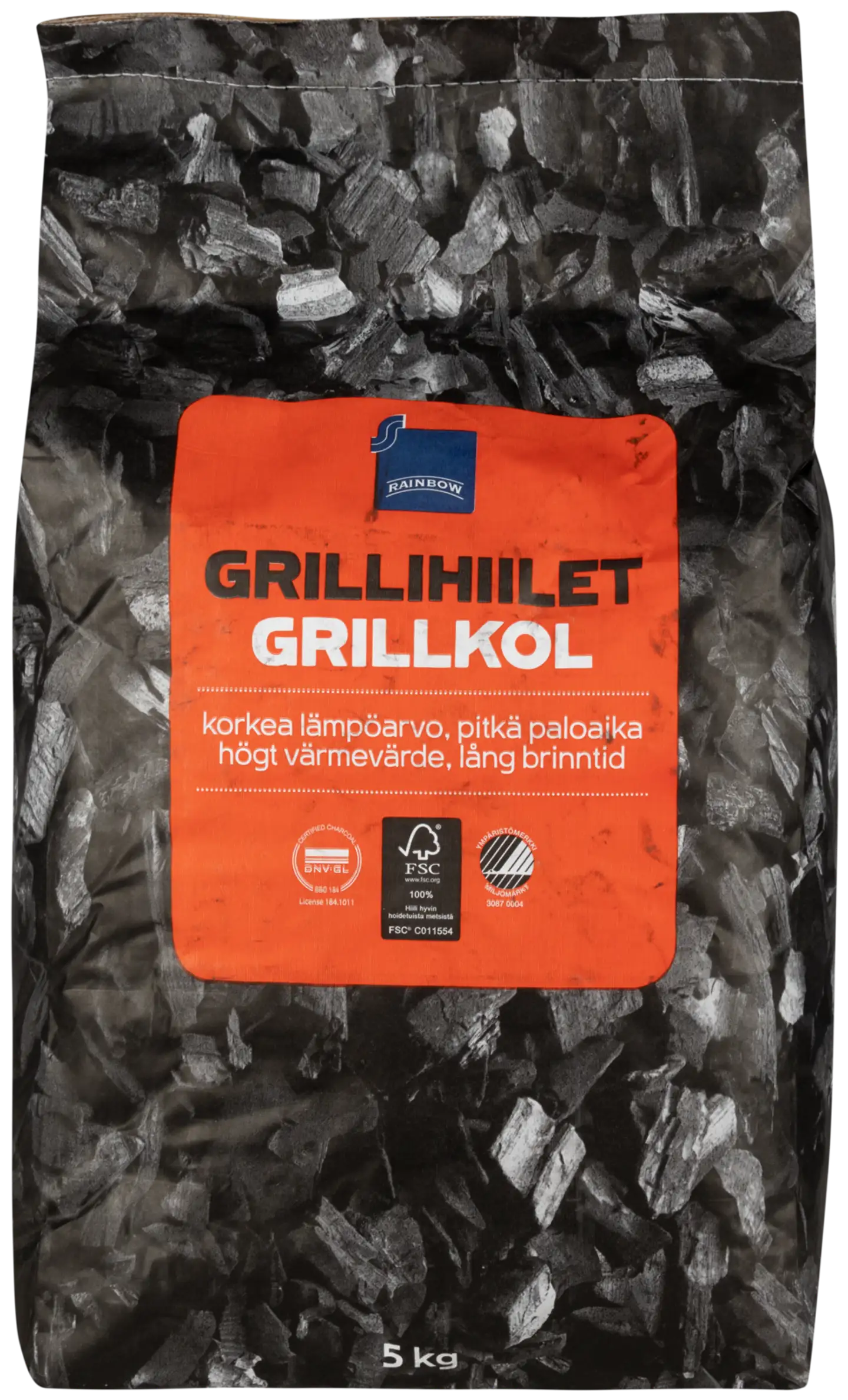 Rainbow grillihiili 5 kg