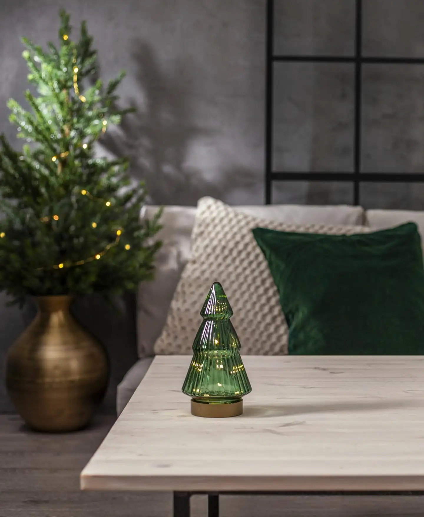 Star Trading lasikoriste LED Verde 0,03W 10,6x19,5cm paristokäyttöinen vihreä IP20 - 2