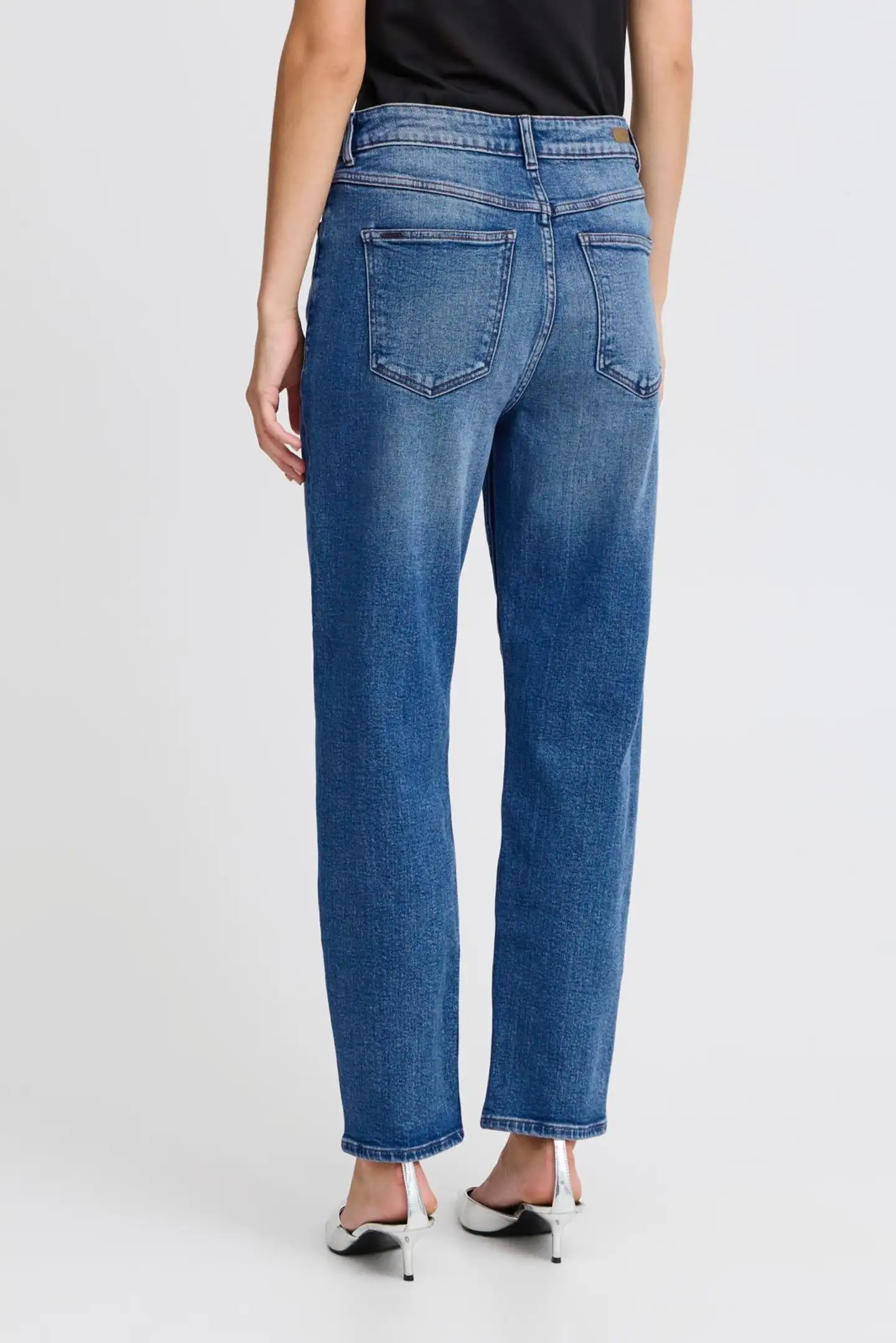 B.young naisten farkut Byloetta 20815198 - Mid blue denim - 4