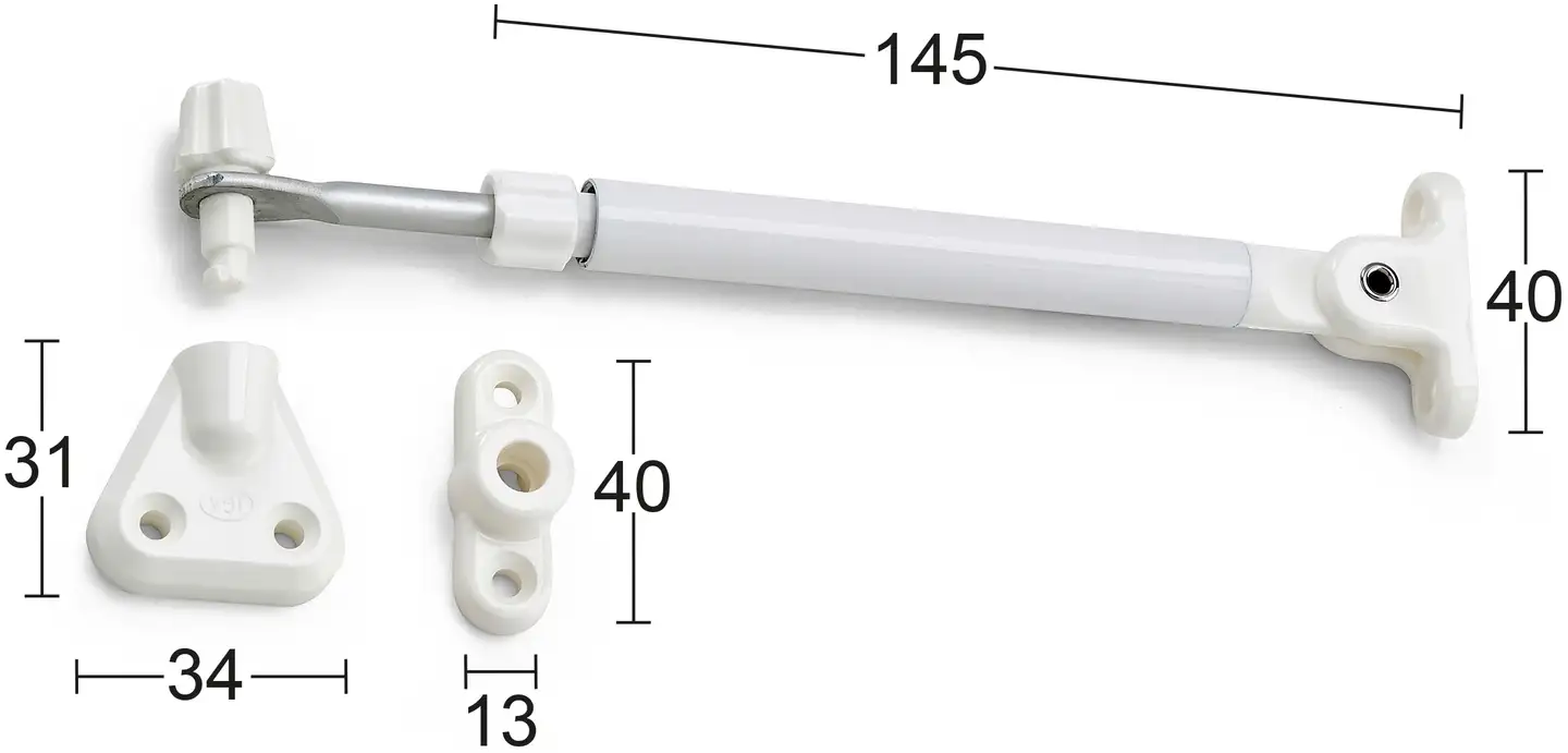 Habo aukipitolaite 232 alumiini 145mm valkoinen - 1