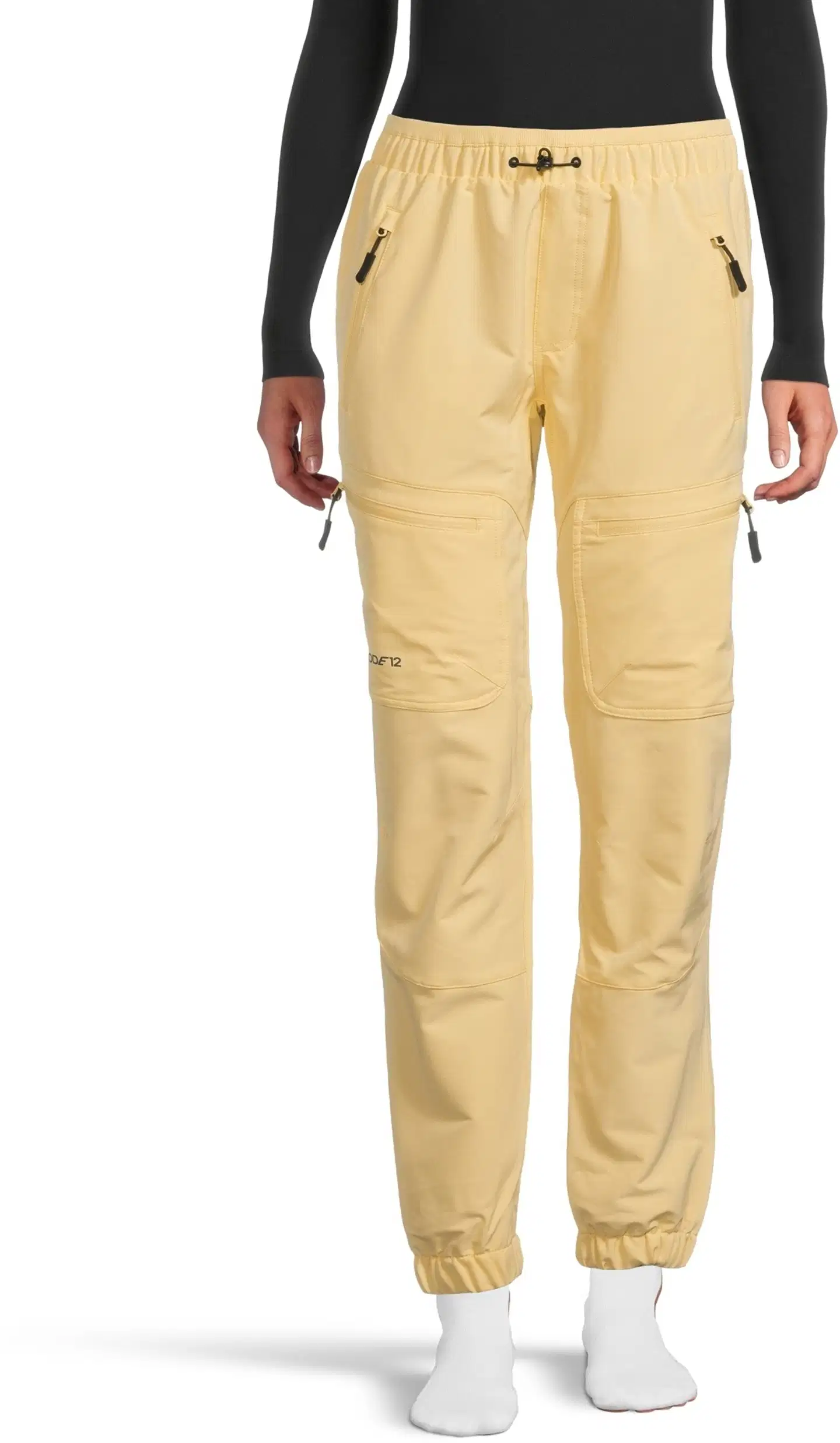 Luode12 naisten retkeilyhousut loose-fit 223L112661 - golden haze - 1