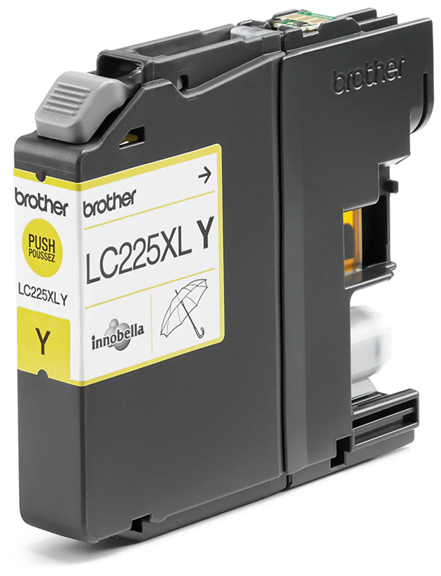 Brother mustepatruuna LC-225 keltainen - 2