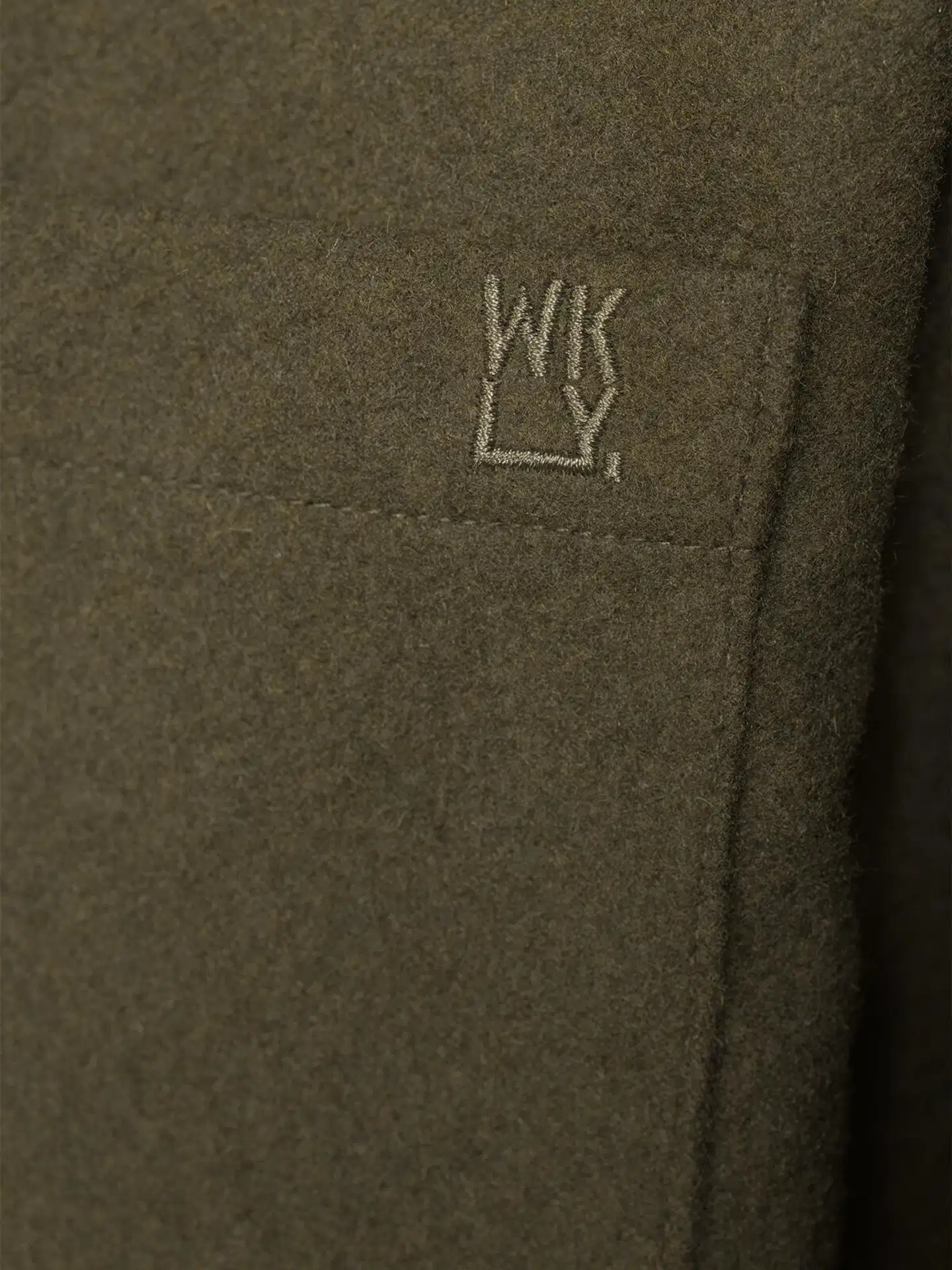 WKLY. miesten kauluspaita villasekoite 194W312613 - GREEN - 7