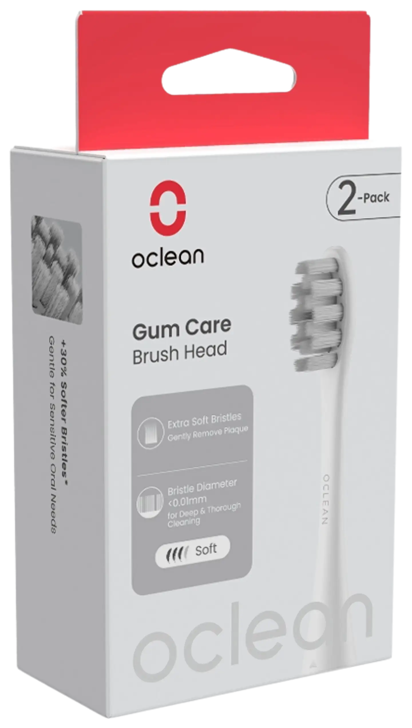 Oclean Ultra Gum Care harjaspää valkoinen 2 kpl C04000380 - 1