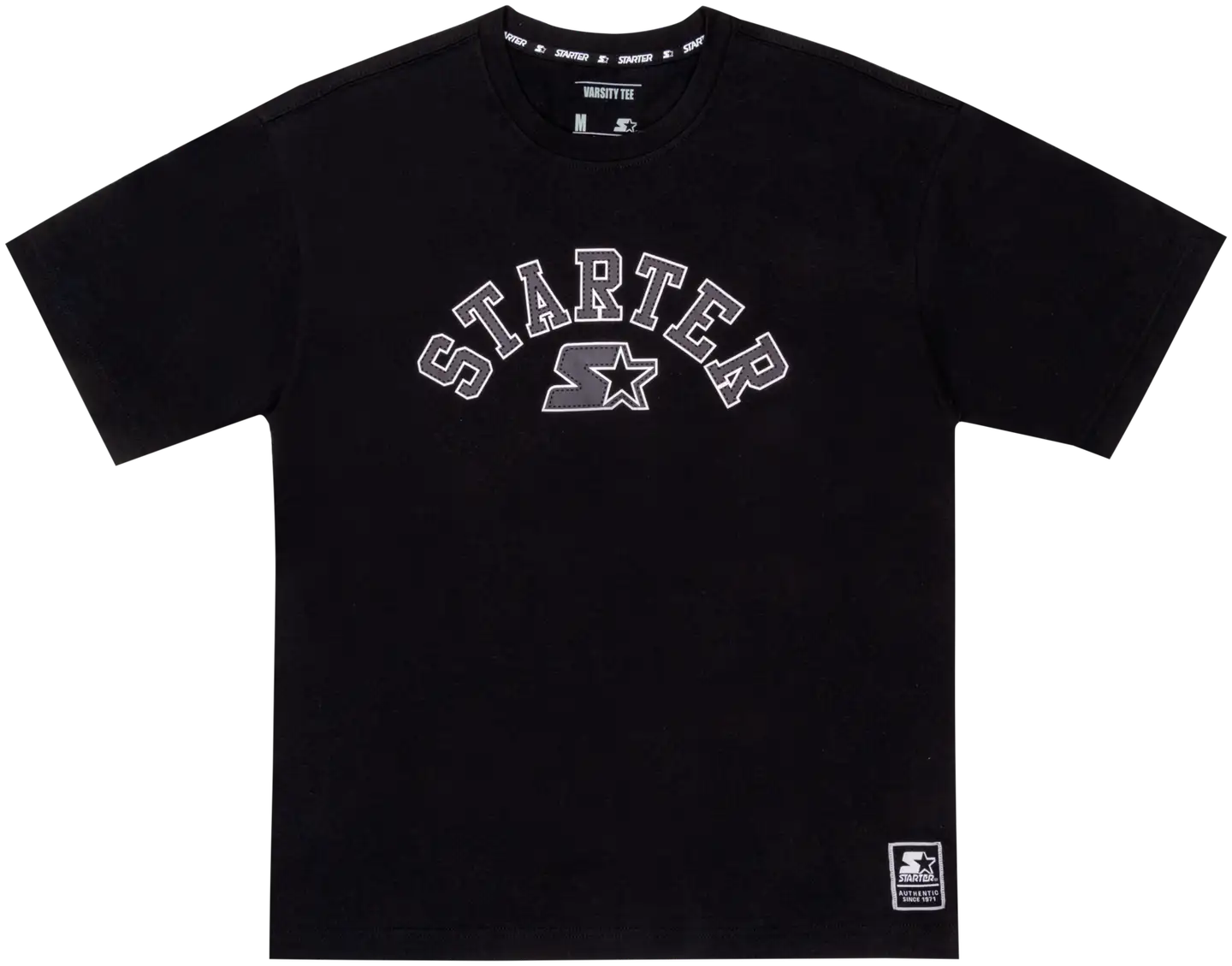 Starter miesten t-paita oversize Varsity - BLACK - 1