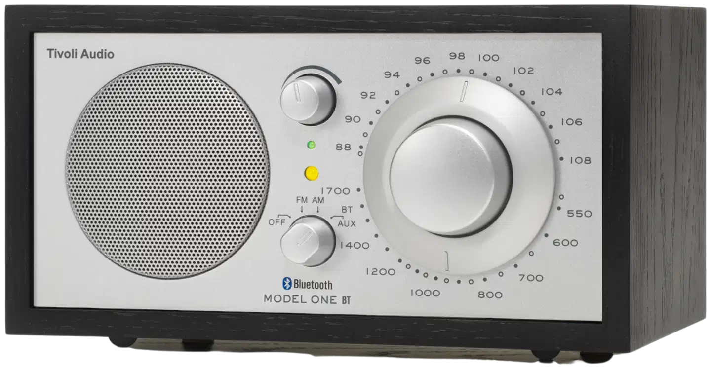 Tivoli Audio Bluetooth-pöytäradio Model One BT musta/hopea - 2