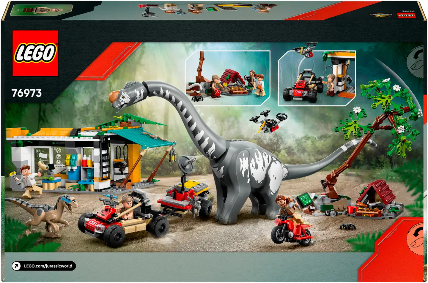 LEGO® Jurassic World Raptorin ja Titanosauruksen jäljillä 76973 - 3