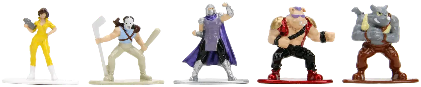 Jada Turtles keräilyhahmot, 4 cm, metallia (die-cast), 18 kpl/pakkaus - 5