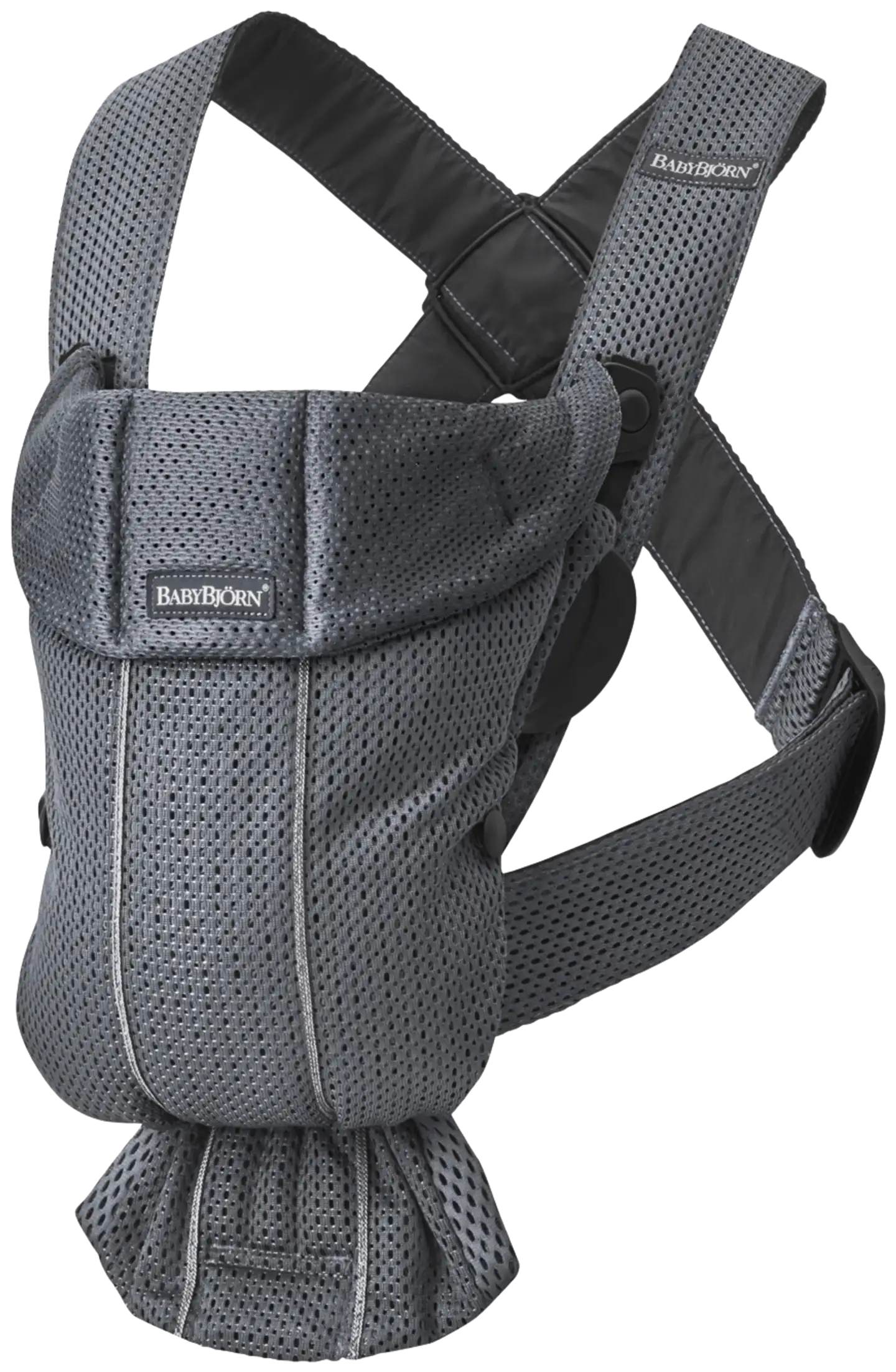 BabyBjörn vauvan kantoreppu mini - 3d mesh, antrasiitti - 2