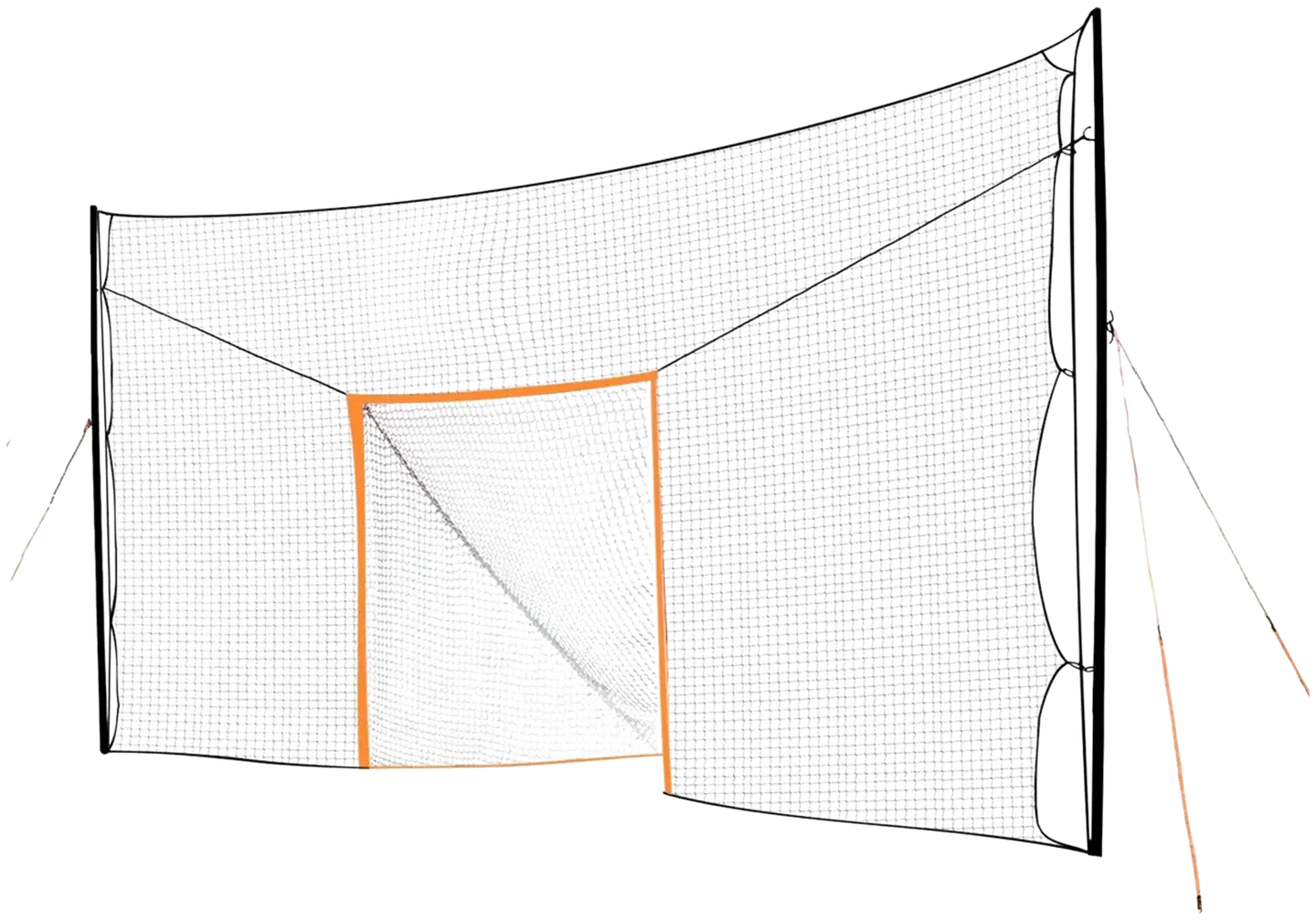 Open Goaaal 3-in-1 lacrosse-maali, 1,83 x 1,83 m - 1