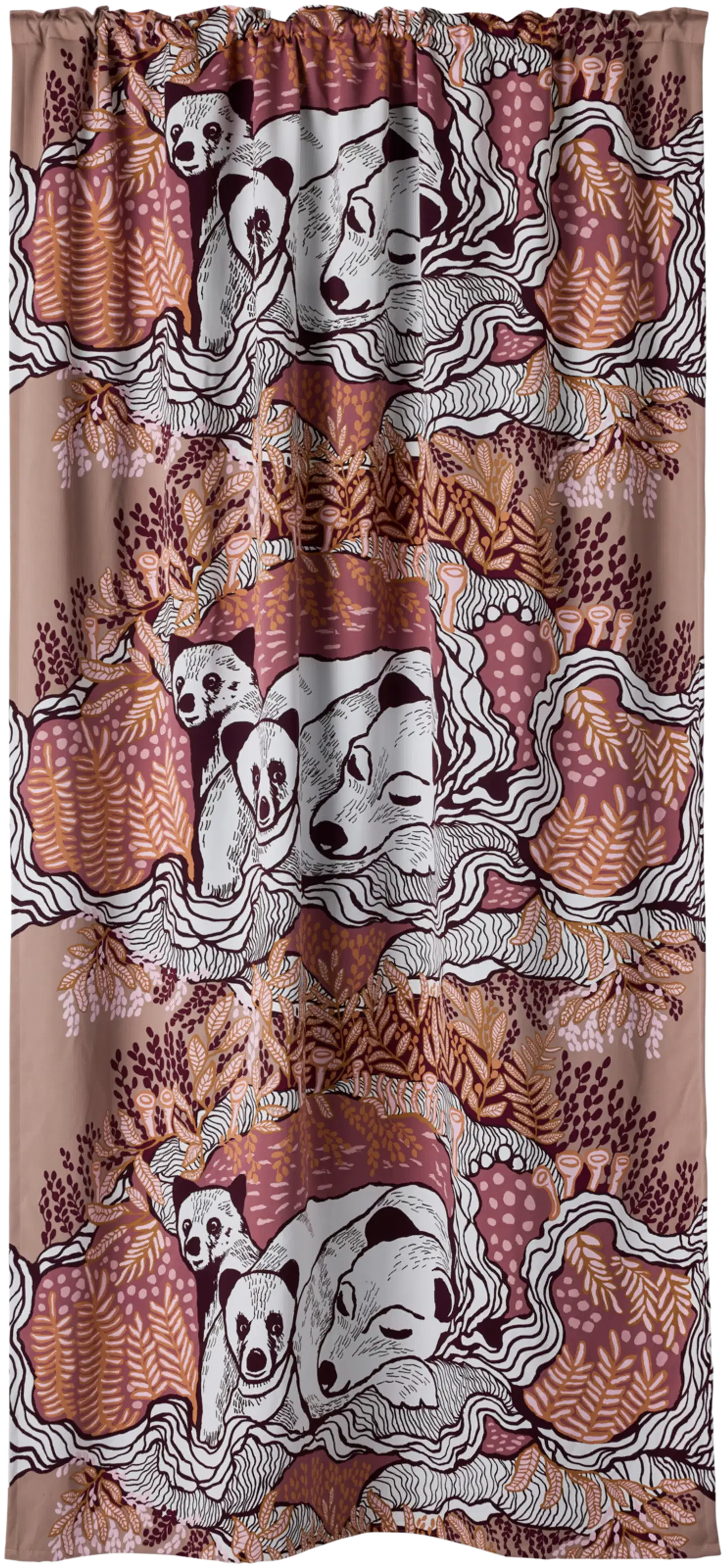 Vallila pimennysverho Unikeot 140x250 cm rose - 1