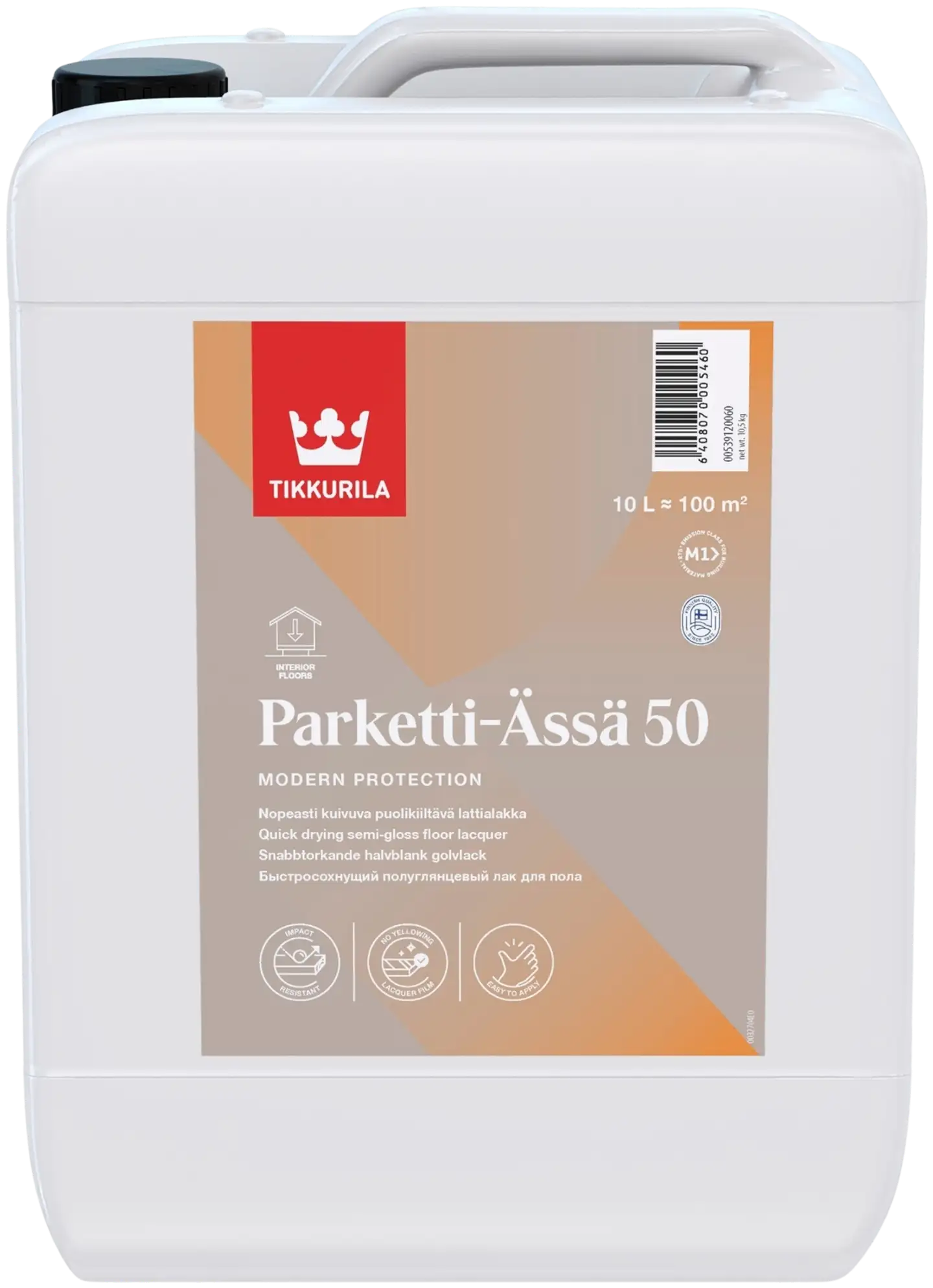 Tikkurila lattialakka Parketti-Ässä 50 10 l puolikiiltävä