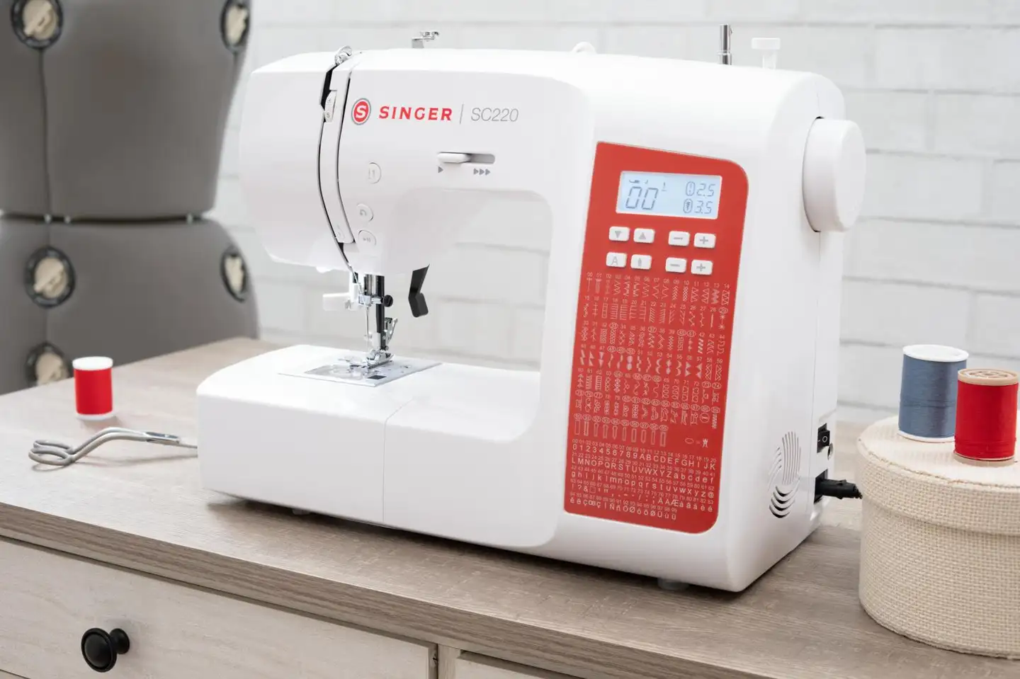 Singer SC220 Red elektroninen ompelukone - 7