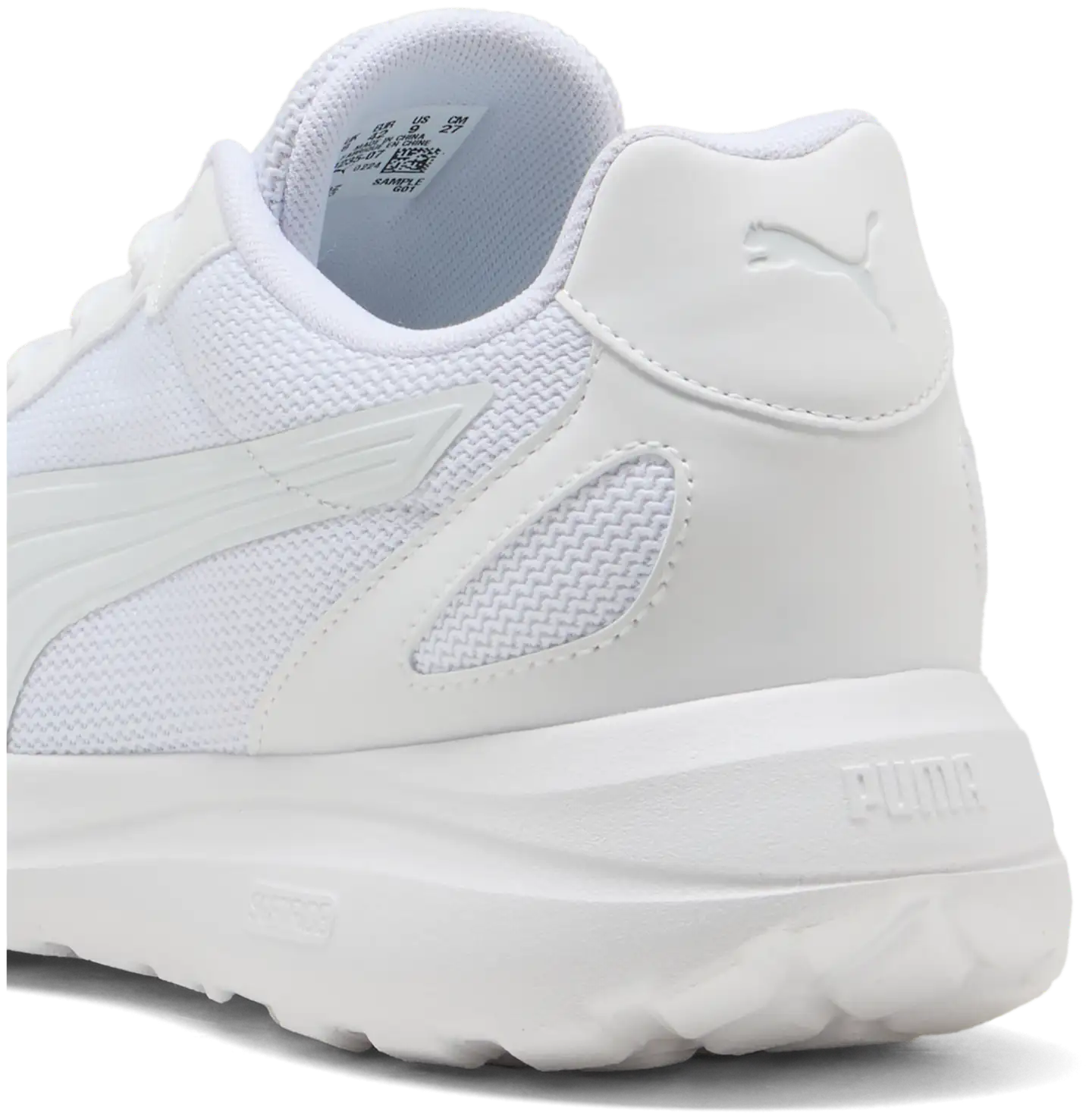 Puma naisten juoksukenkä Softride Cosmic LT - Puma white-Puma white-feather - 5