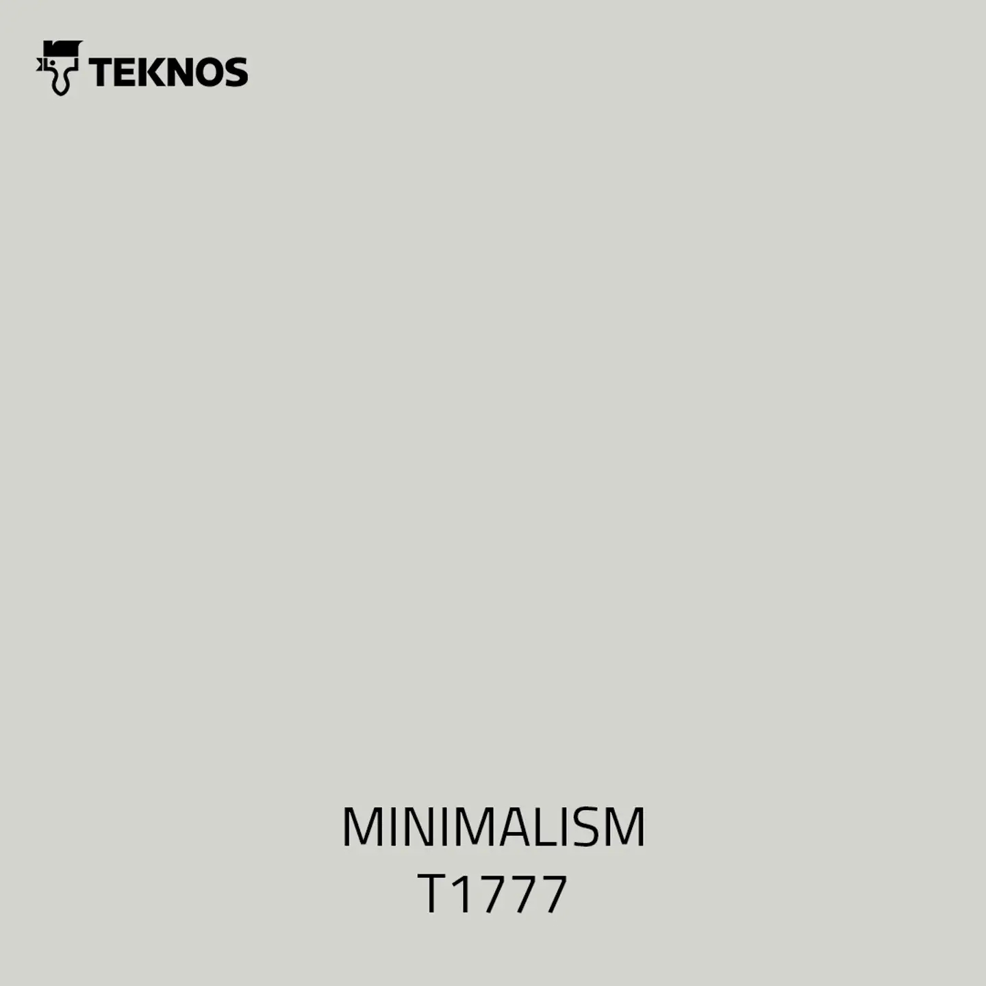 Teknos Colour sample Minimalism T1777 - 2