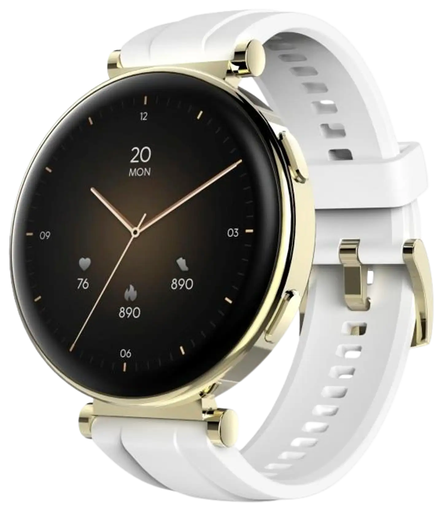 Hama Smart Watch 7000 älykello, AMOLED 1.32", IP68, kulta/valkoinen - 1