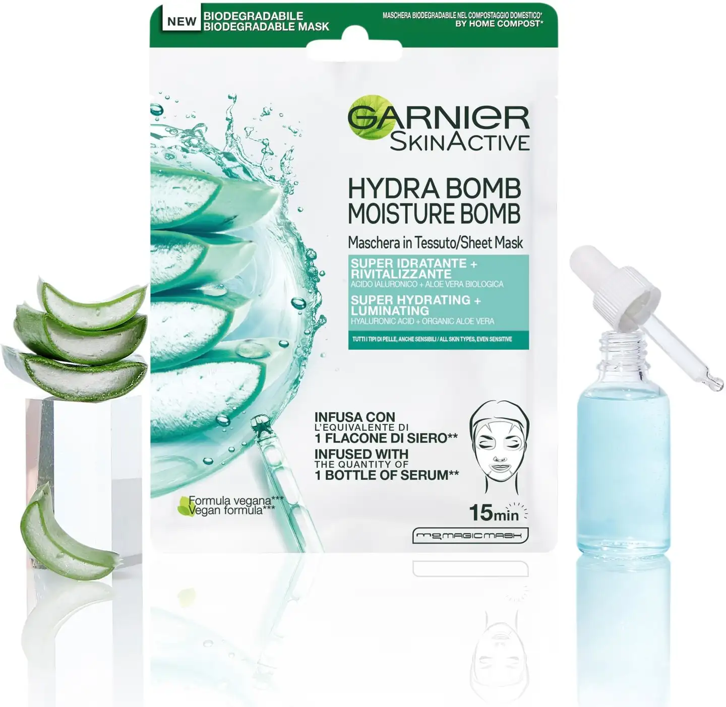 Garnier SkinActive Hydra Bomb Super Hydrating + Revitalizing kangasnaamio 28g - 5
