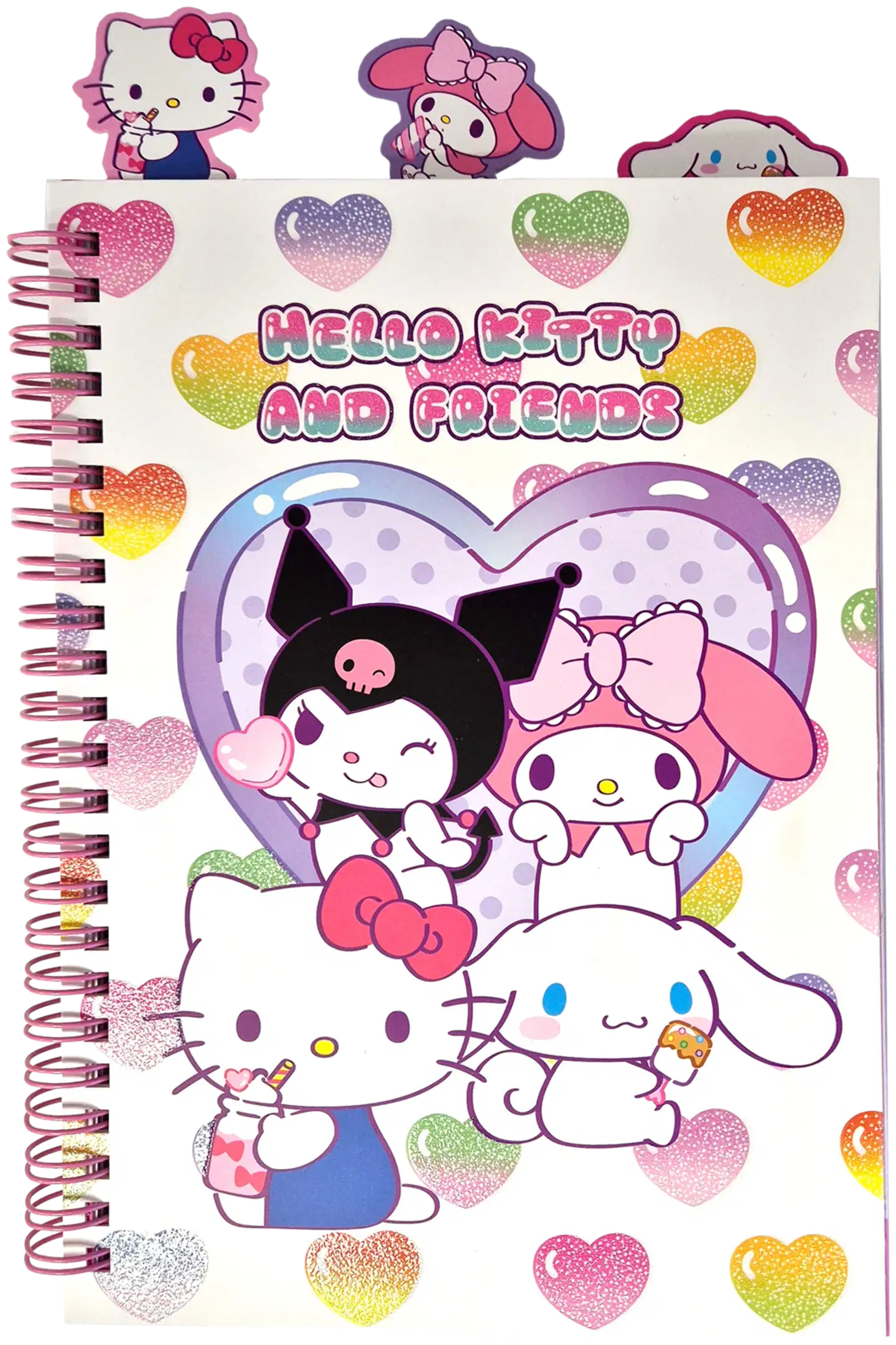 Hello Kitty&Friends Sweet A5 projektimuistikirja, 160 sivua, 3 jakajaa