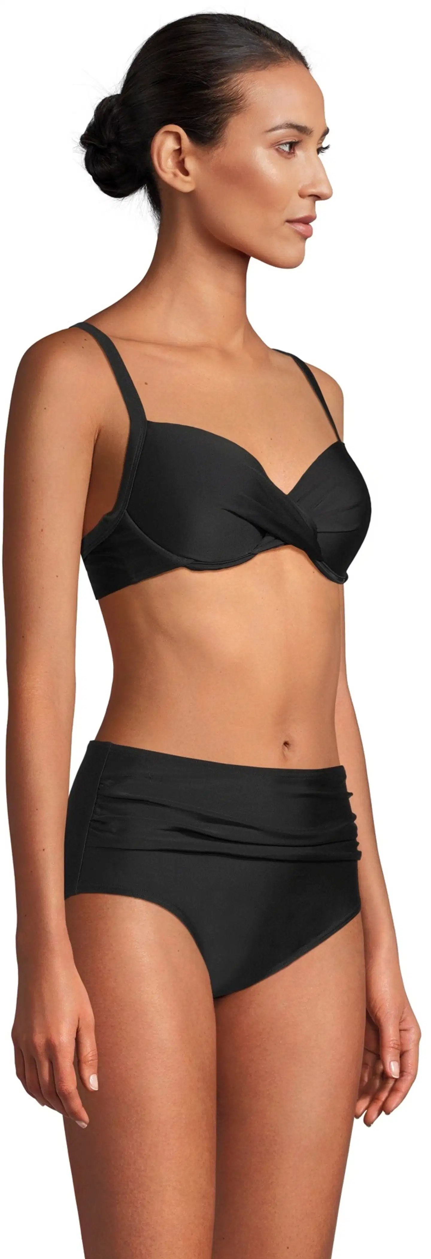 Actuelle naisten bikiniyläosa 215A012501 - BLACK - 4