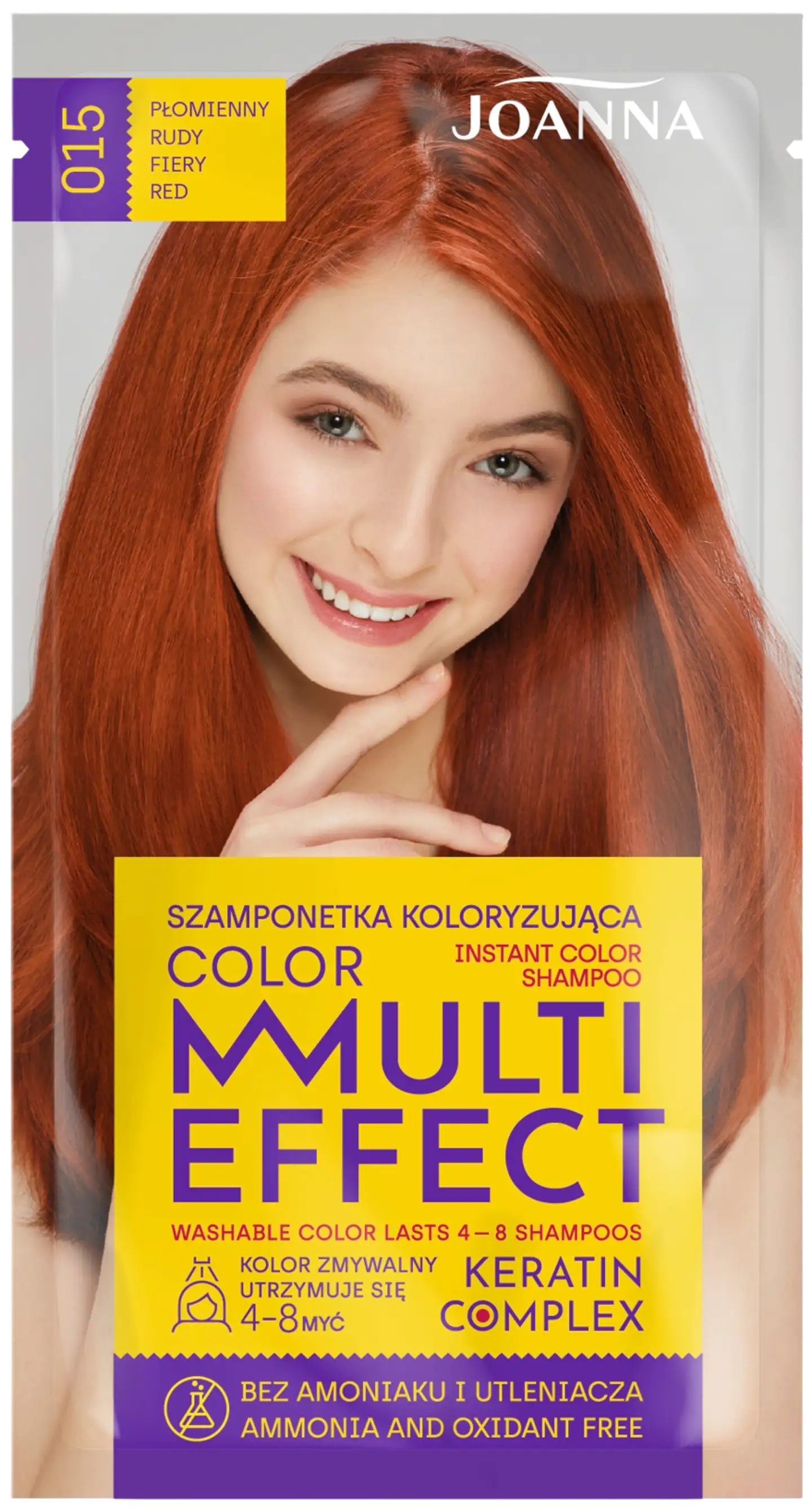 Multi effect shampoo  Fiery Red 015