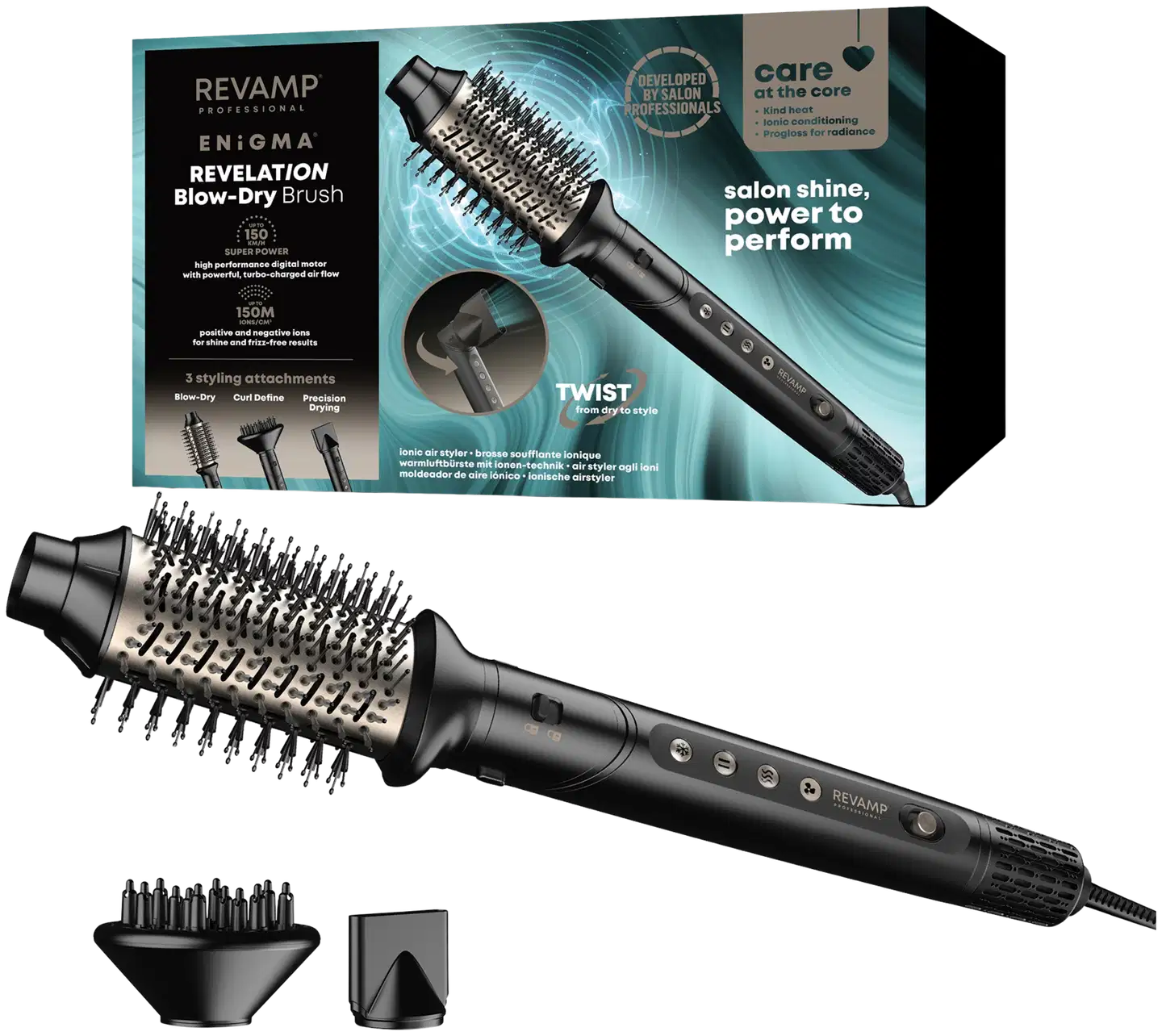 Revamp Revelation Blow-Dry AS-2800-EU kuumailmaharja setti - 1