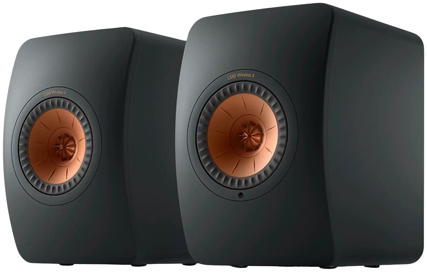 KEF aktiivikaiutinpari LS50 Wireless 2 carbon black aktiivijalustakaiutin - 1