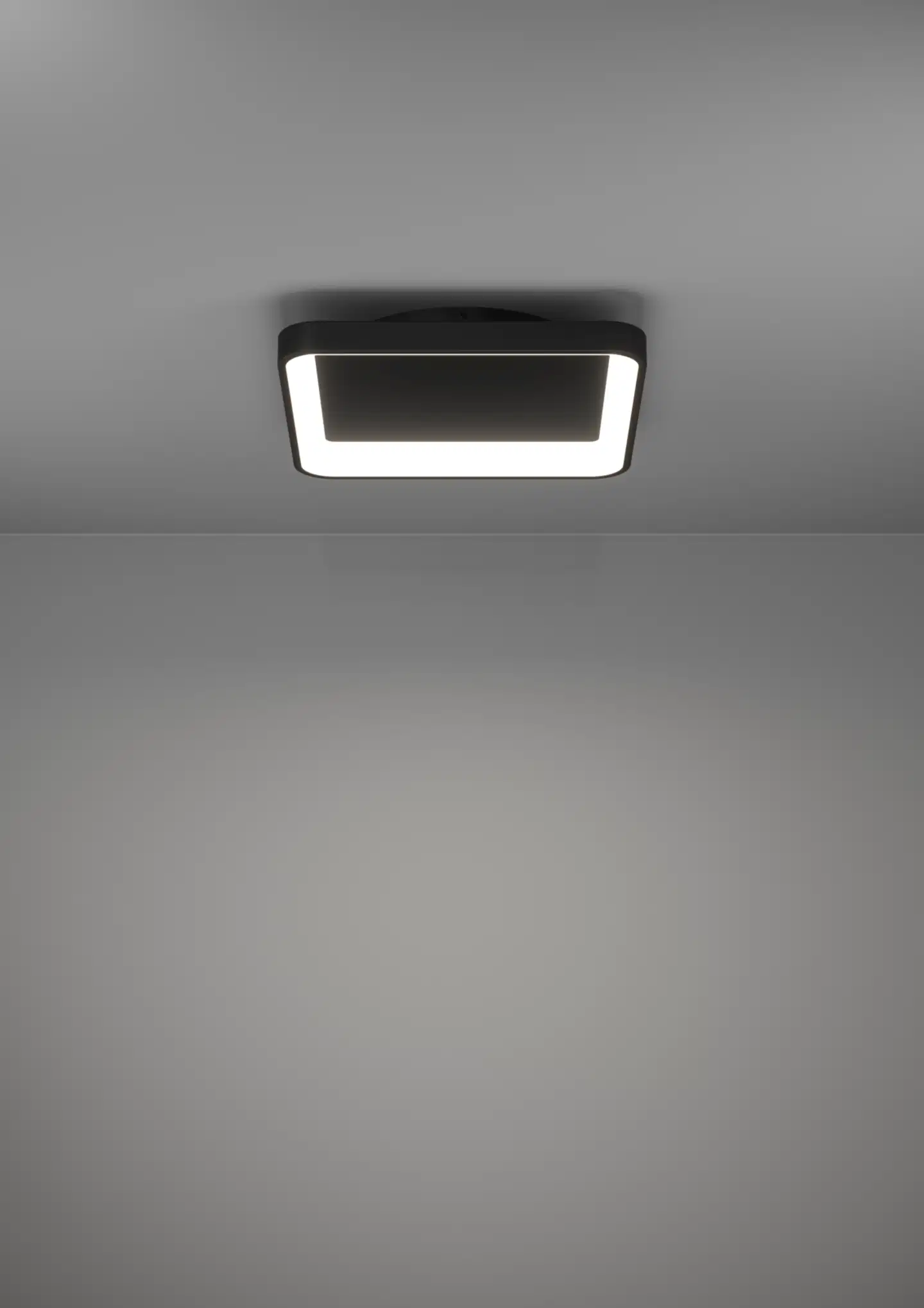 EGLO kattovalaisin Loretello LED 12W 35x35 cm musta/valkoinen - 7