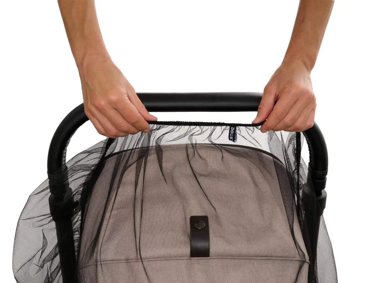 Dooky Hyönteisverkko Rattaisiin Musta - 2