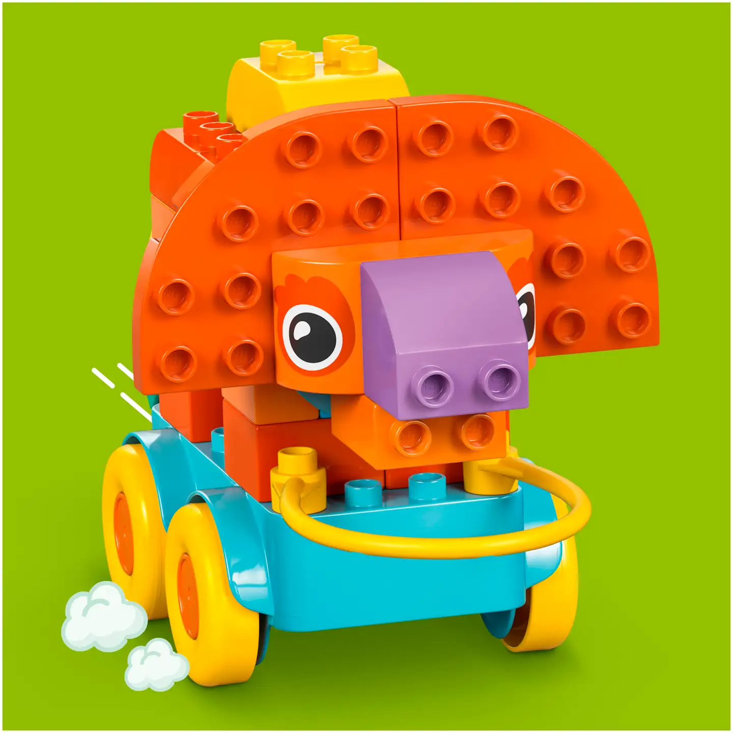 LEGO® DUPLO Town 10451 Dinosauruksia pyörien päällä – 3in1-setti - 6
