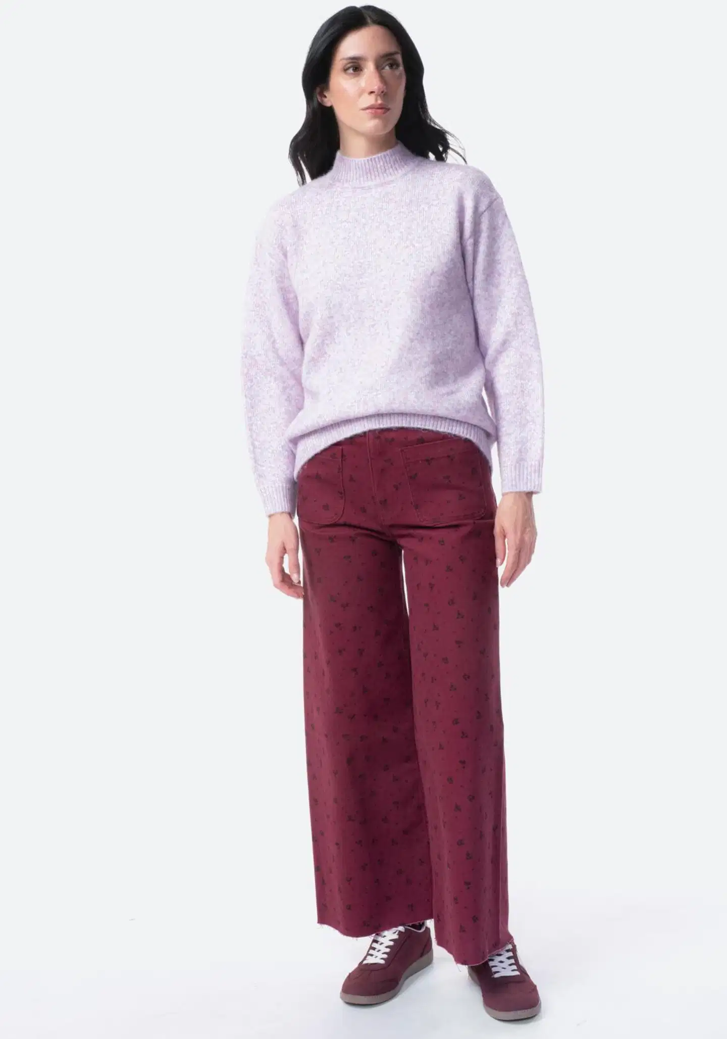 TEX naisten neulepusero I291429 - PINK - 2