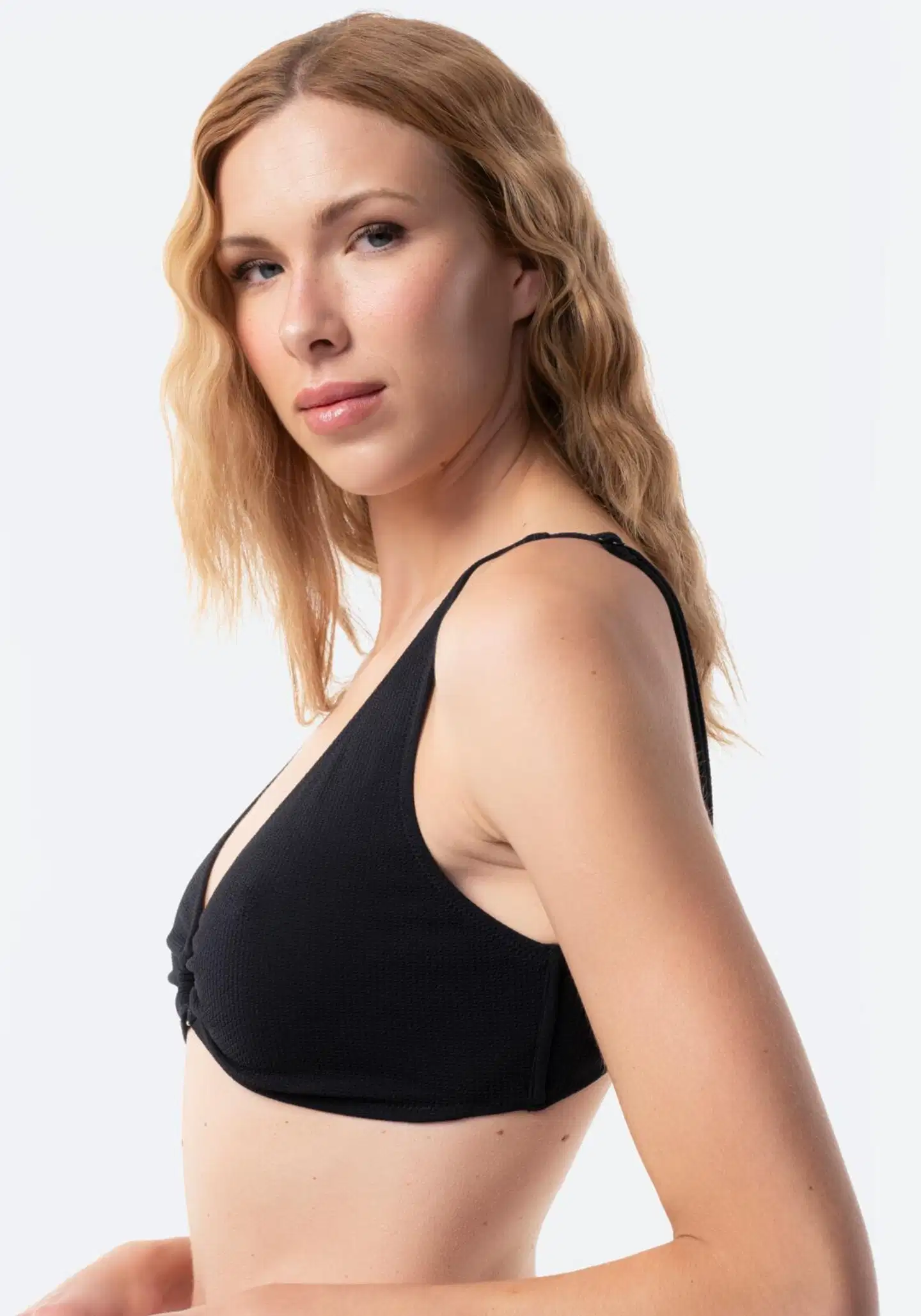 TEX naisten bikiniyläosa I275906 - BLACK 1 - 4