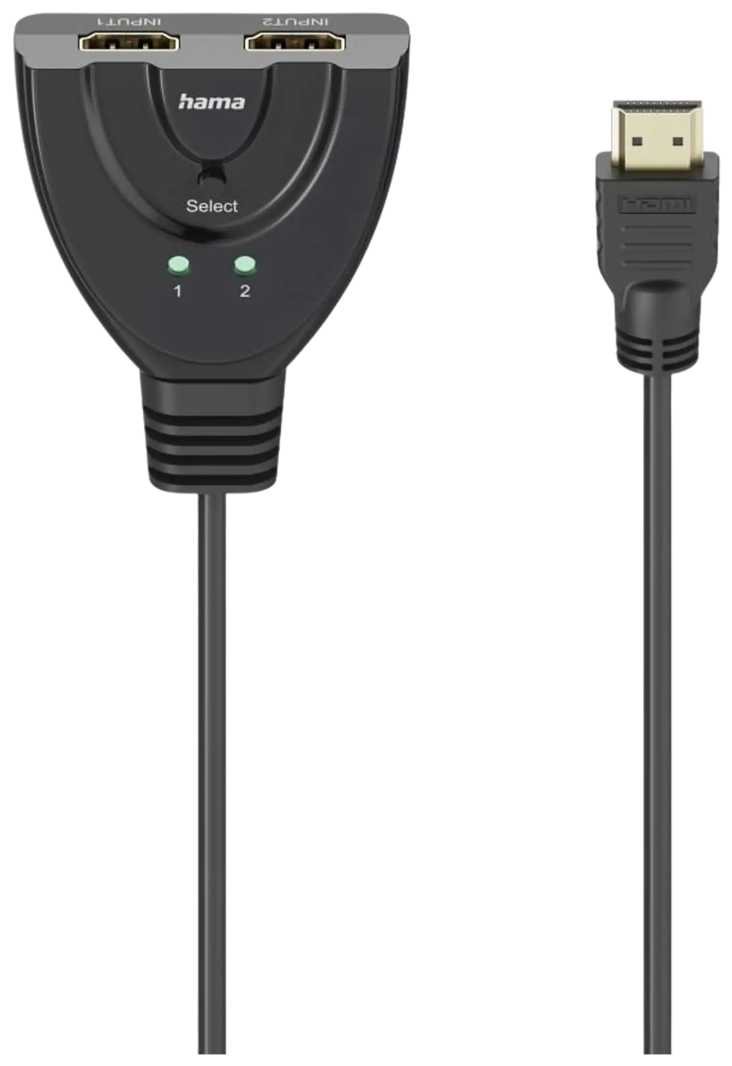 Hama HDMI™-kytkin, 2xHDMI™ in - 1xHDMI™ out, 4K - 1