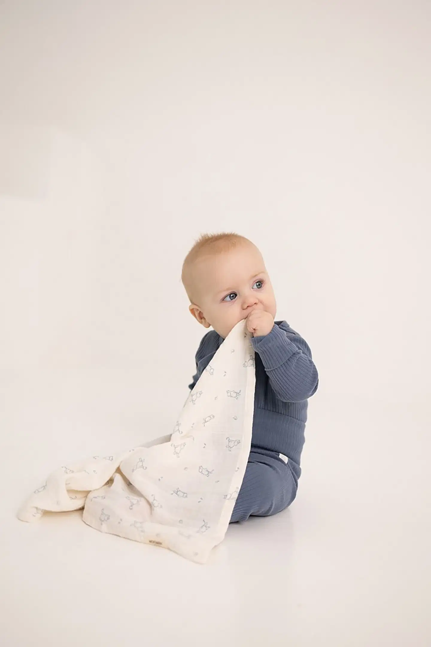 Muumi vauvaharsot sininen - 4