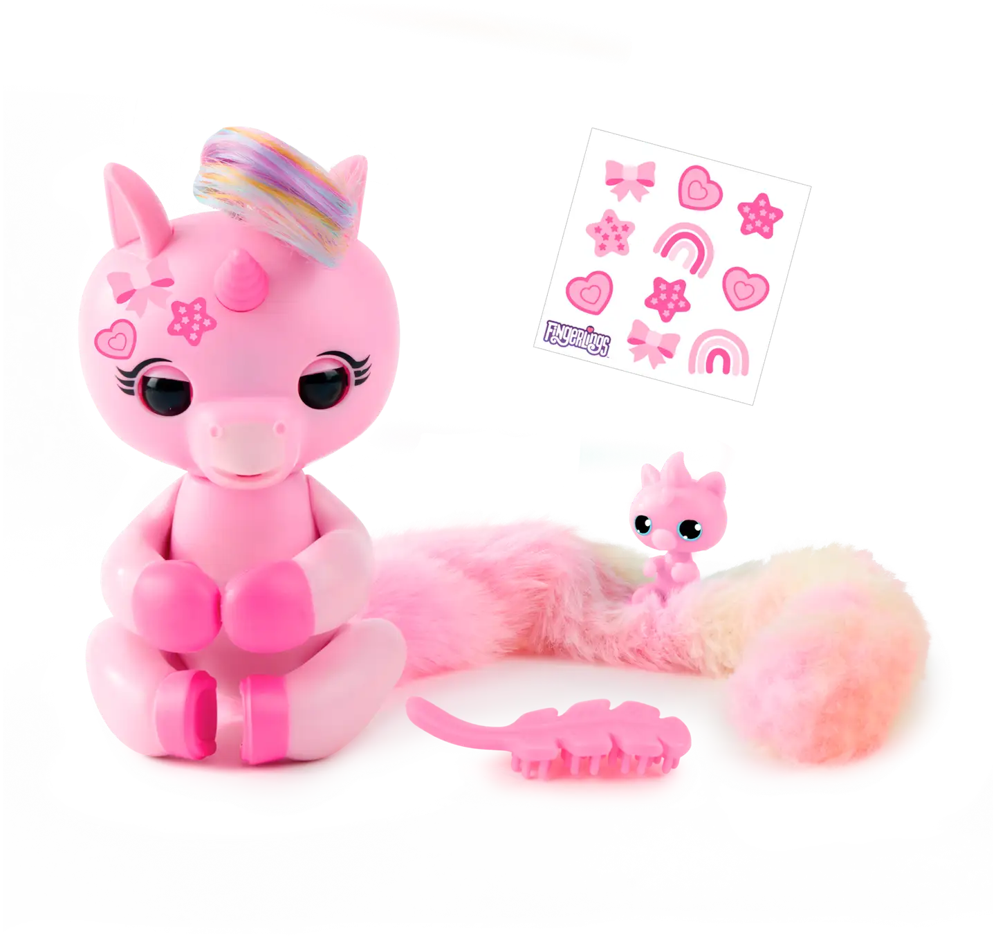 Fingerlinks yllätys unicorn pehmohäntä - 2