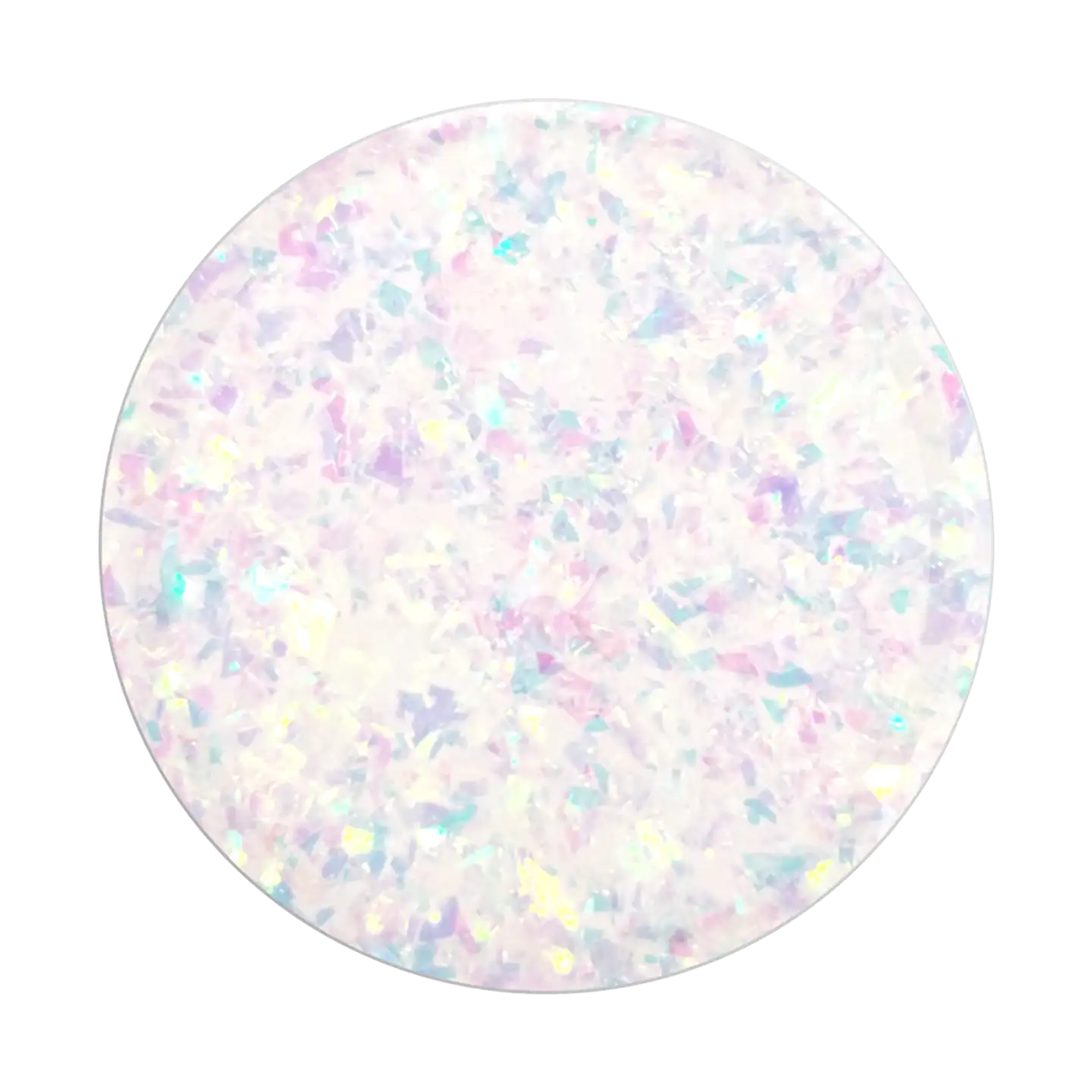 Popsockets puhelinpidike popgrip iridescent confetti white - 1