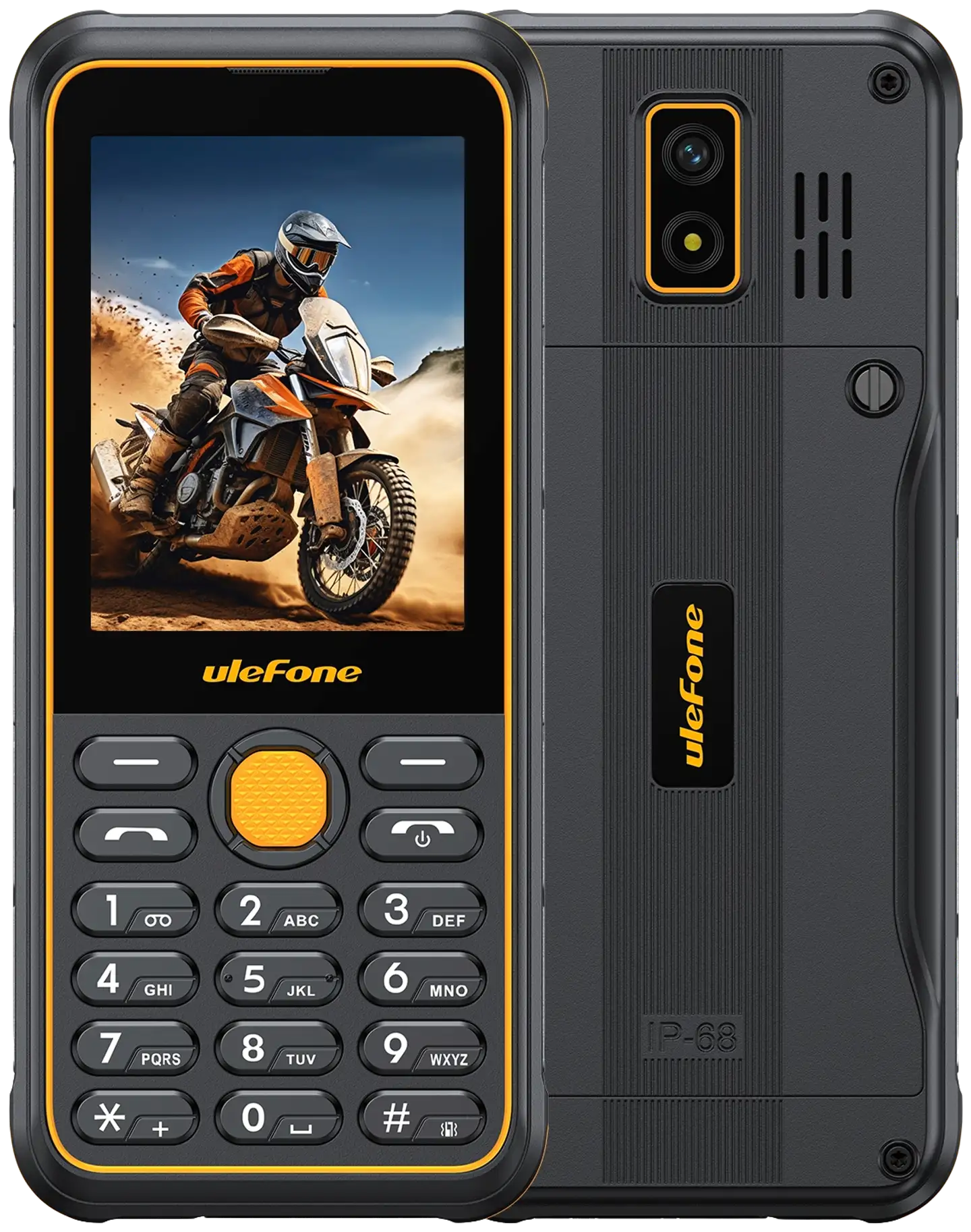 Ulefone Rugged-näppäinpuhelin Armor Mini 4 4G 128 MB musta - 2