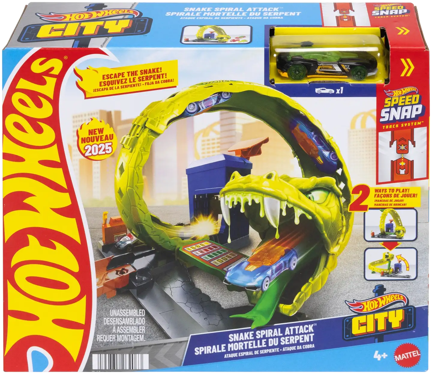 Hot Wheels City Snake Attack -Leikkisetti - 2