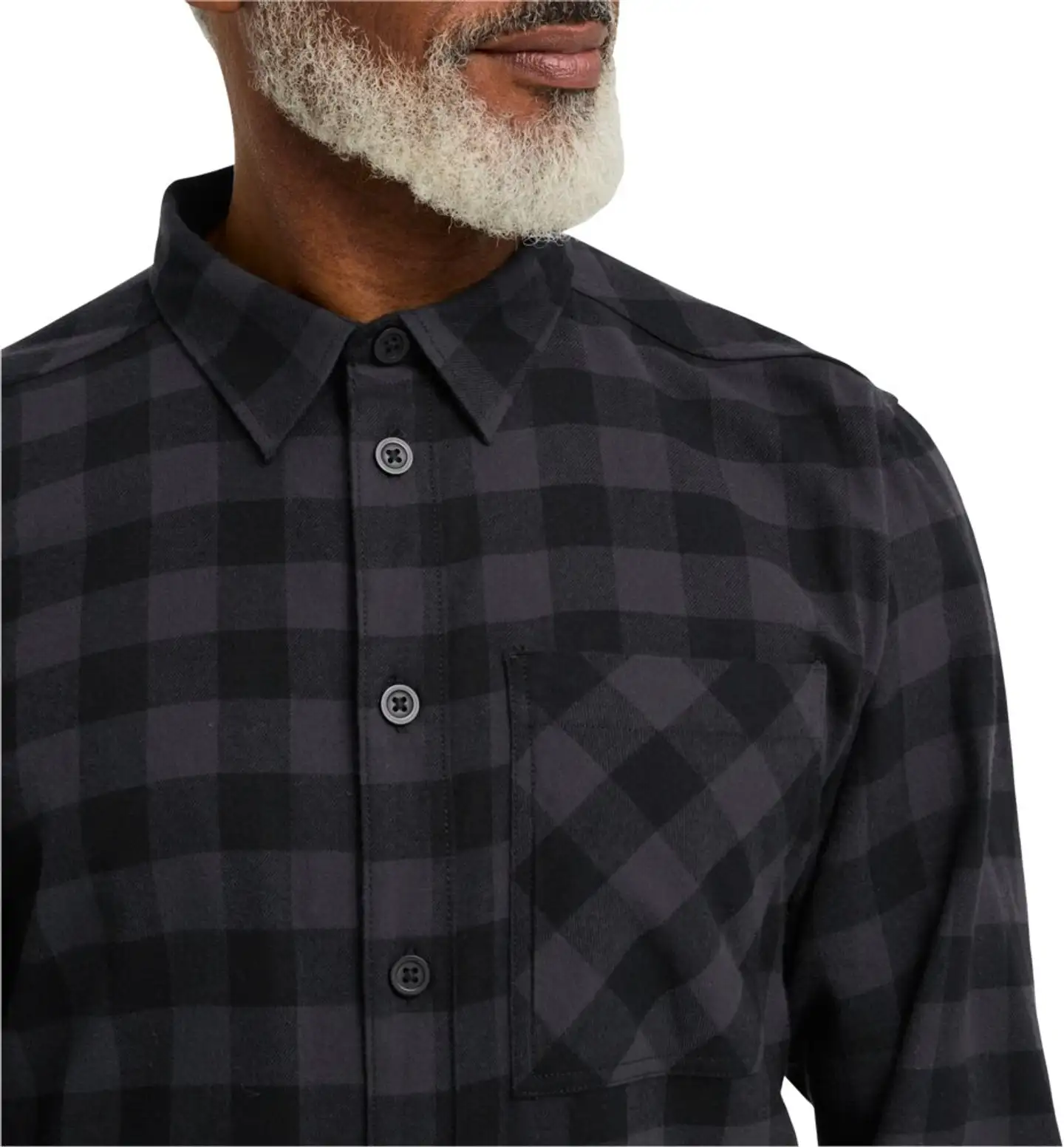 Jack Wolfskin miesten flanellipaita Lite - check black - 7
